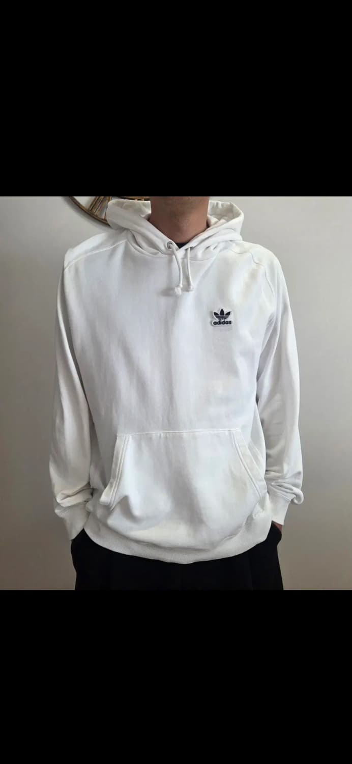 아디다스 화이트 후드티 상품이미지8