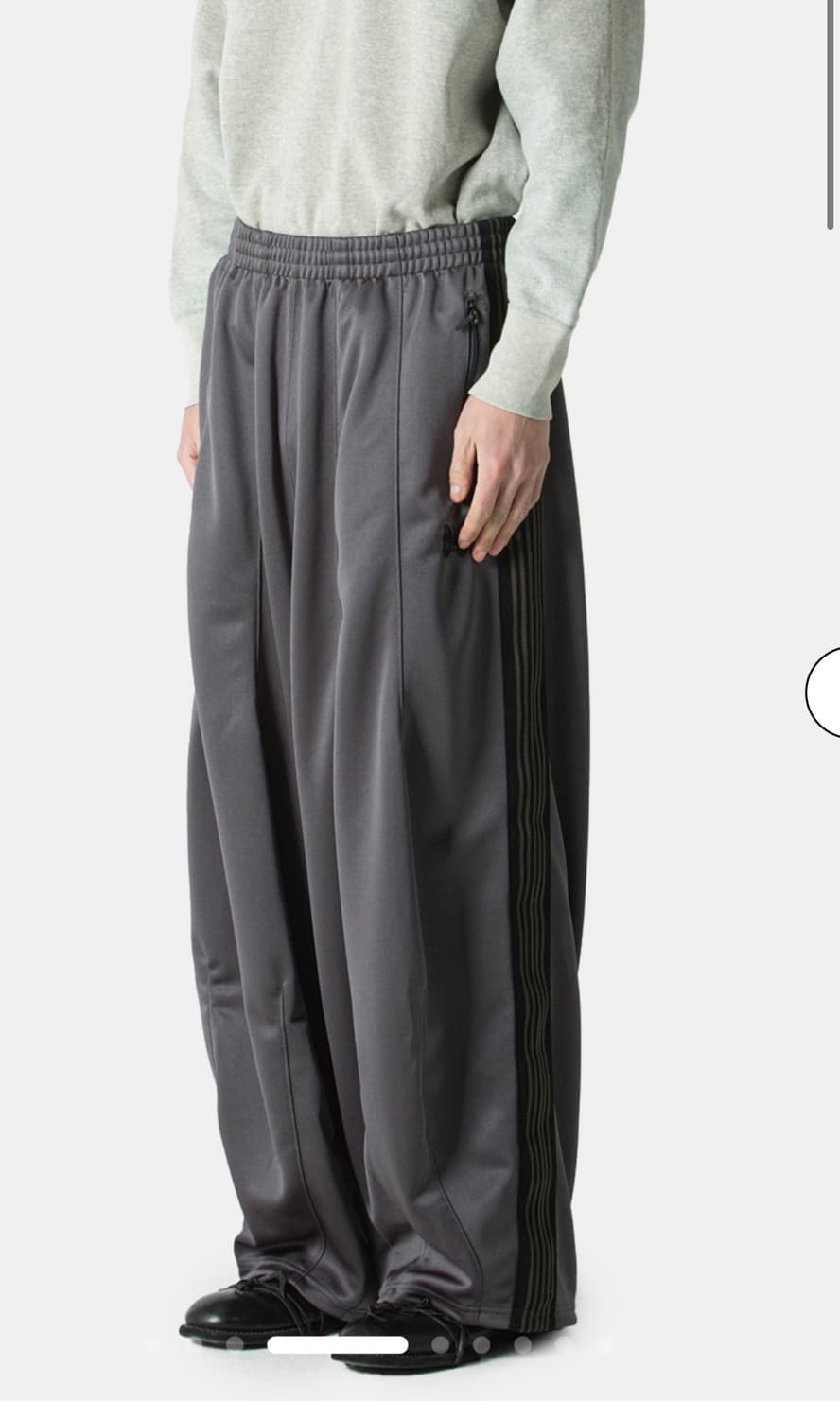 새제품 S 니들스 HD팬츠 차콜 그레이 HD트랙팬츠 S 상품이미지1