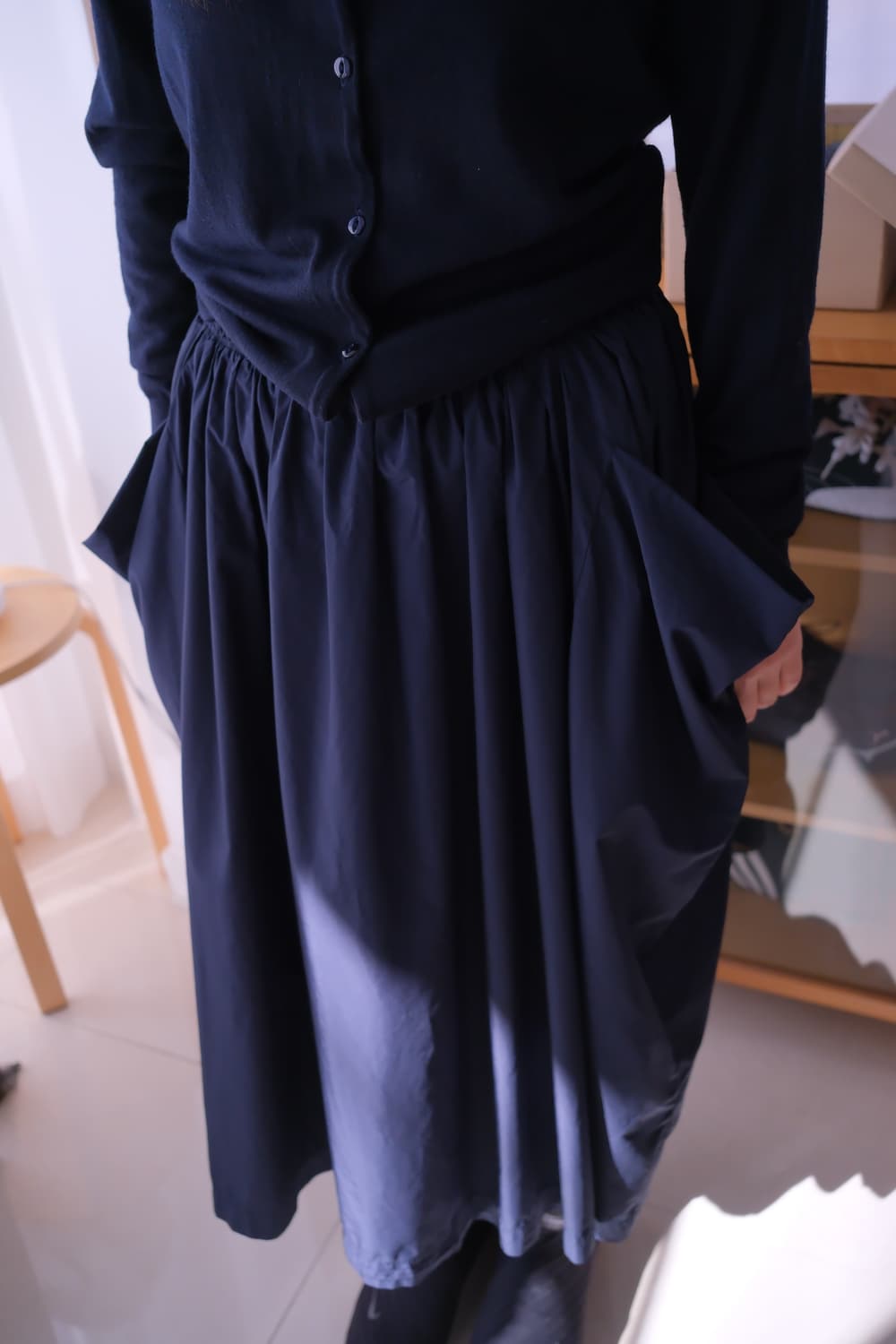 Drape pocket skirt  상품이미지1