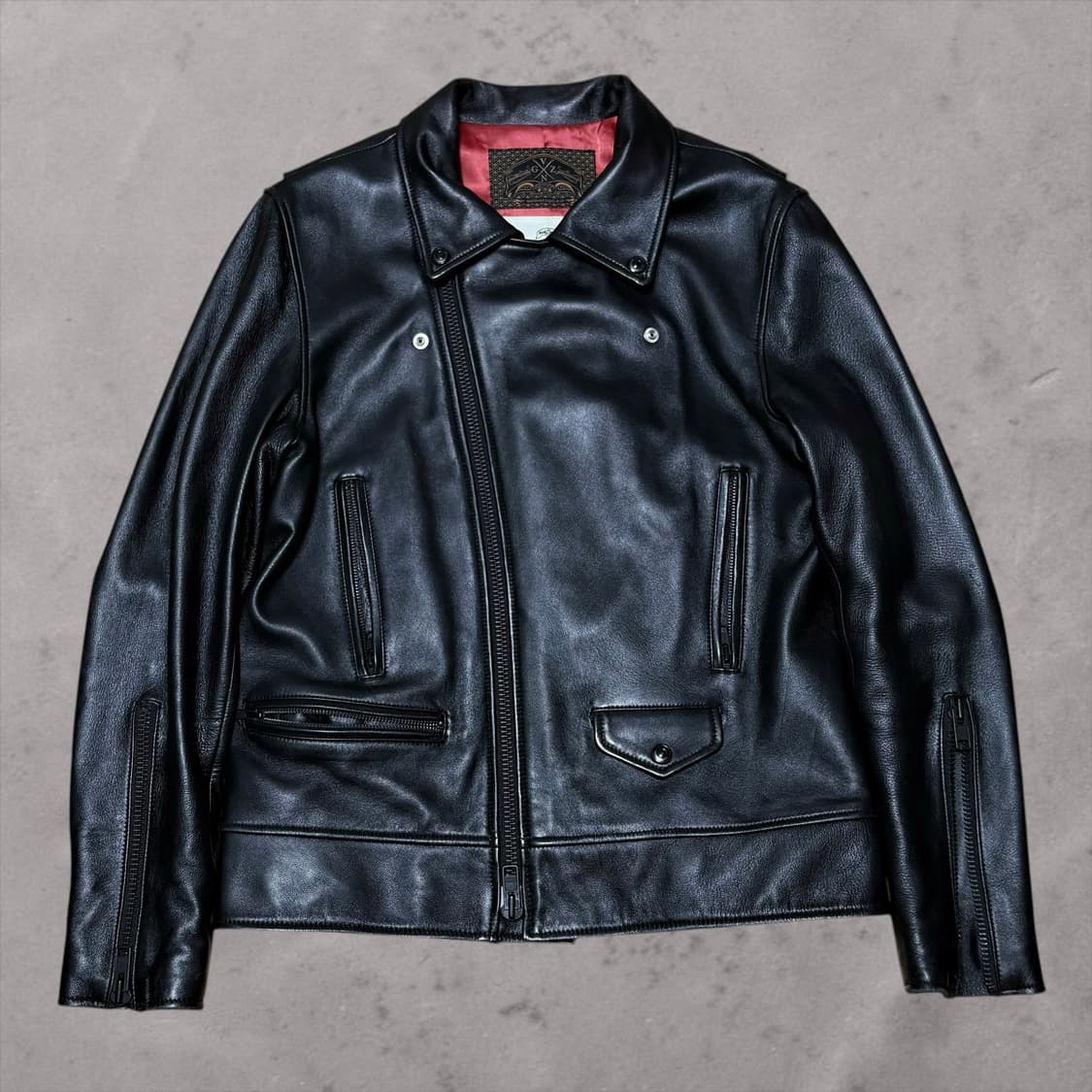 NudeBones Black Leather jacket 상품이미지3