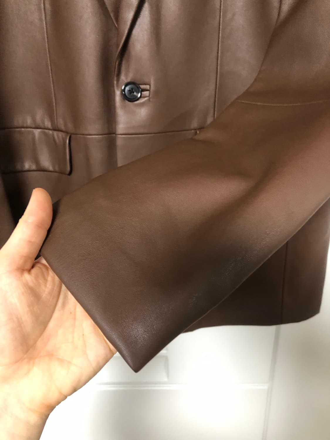 자라 맨즈 리미티드 에디션 가죽 블레이저 상품이미지8