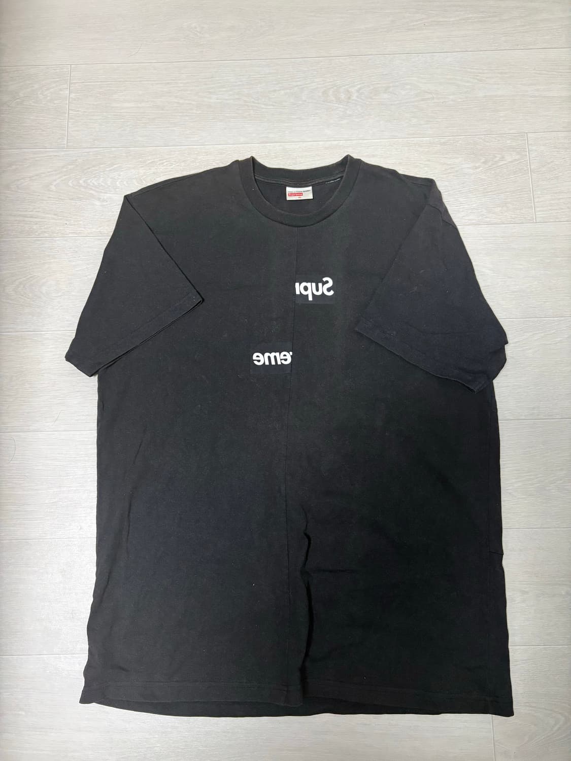 꼼데가르송x슈프림 블랙 XL 판매 상품이미지1
