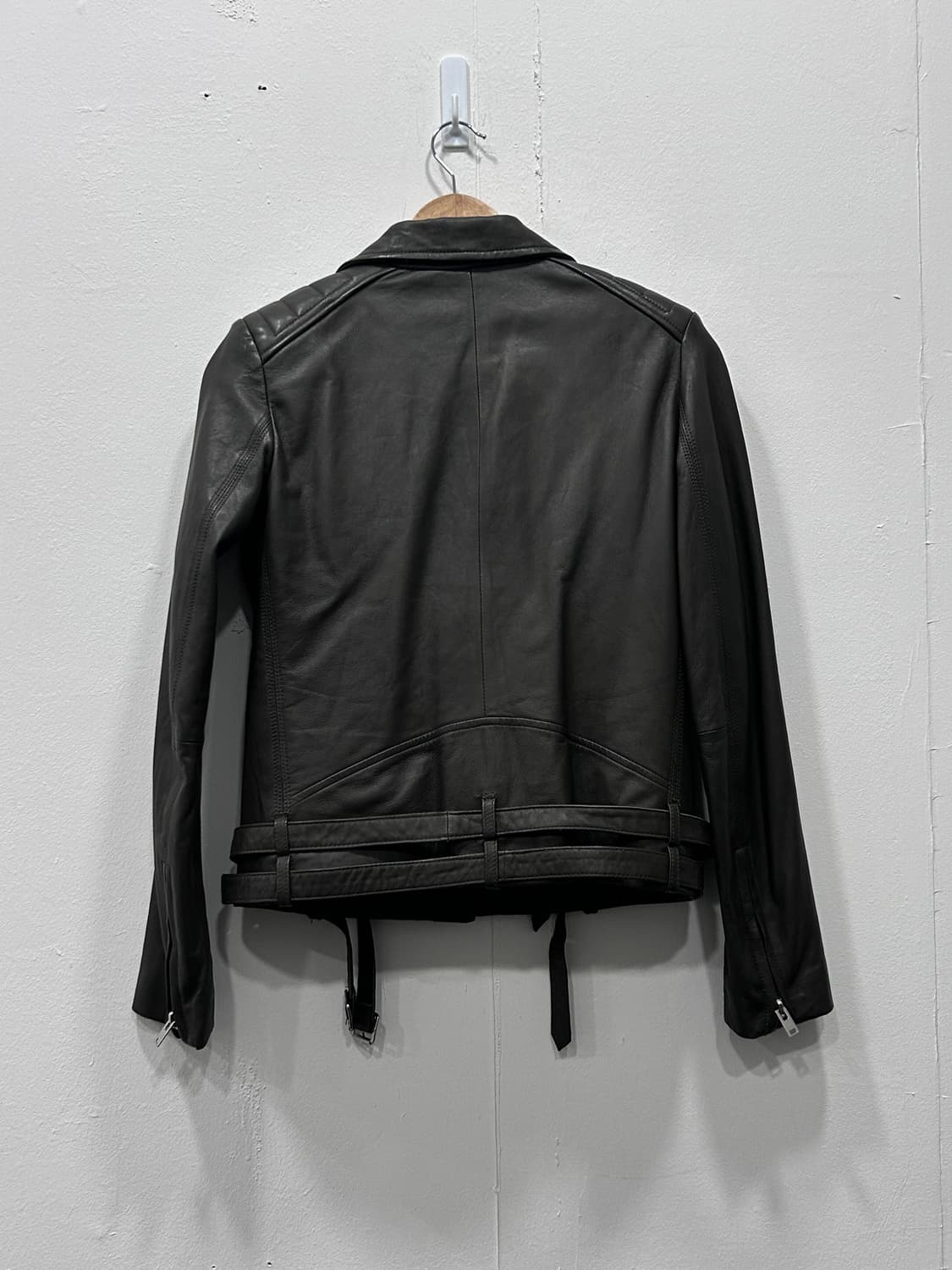 IRO 이로 양가죽 라이더 자켓 누빔 55 코코아 상품이미지4