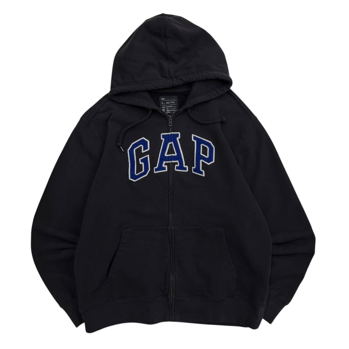 갭 센터로고 딥브라운 후드집업 XXL 상품이미지2