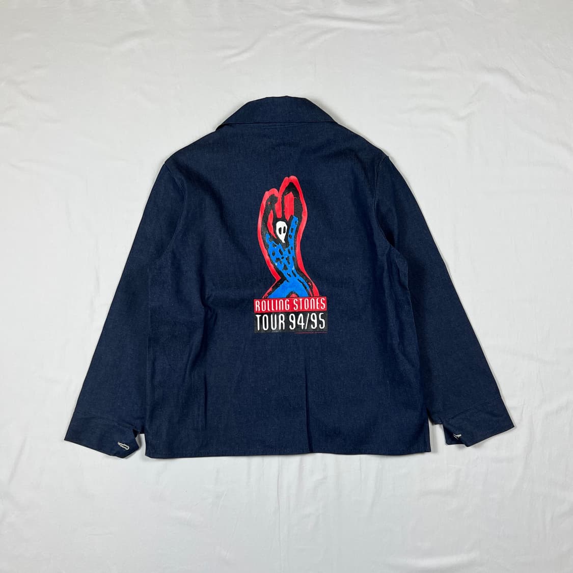 90‘s 94년도 롤링스톤스 밴드 94/95 투어 데님 초어자켓 상품이미지6