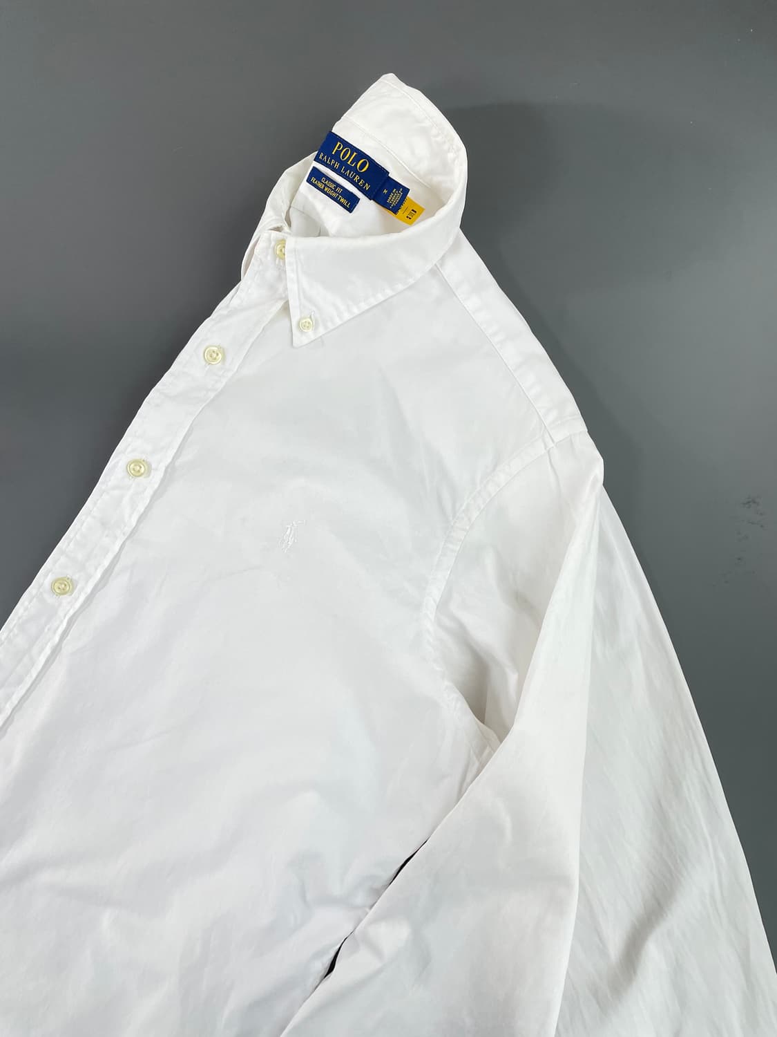 [M] 폴로 랄프로렌 가먼트 다이 트윌 셔츠 클래식 핏 QR인증 상품이미지6