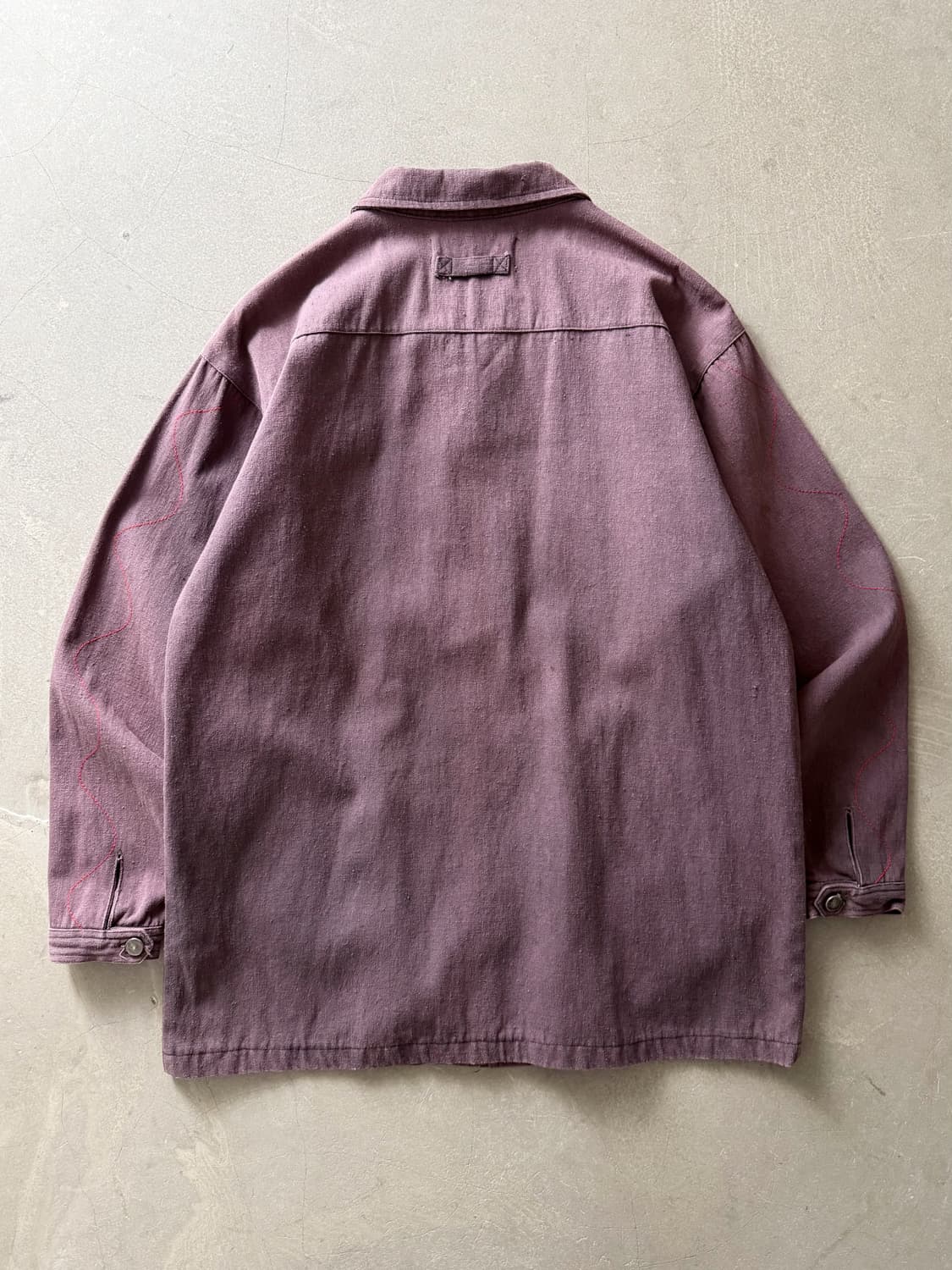 Vintage Faded Shades Zip-Up Work Jacket 상품이미지6