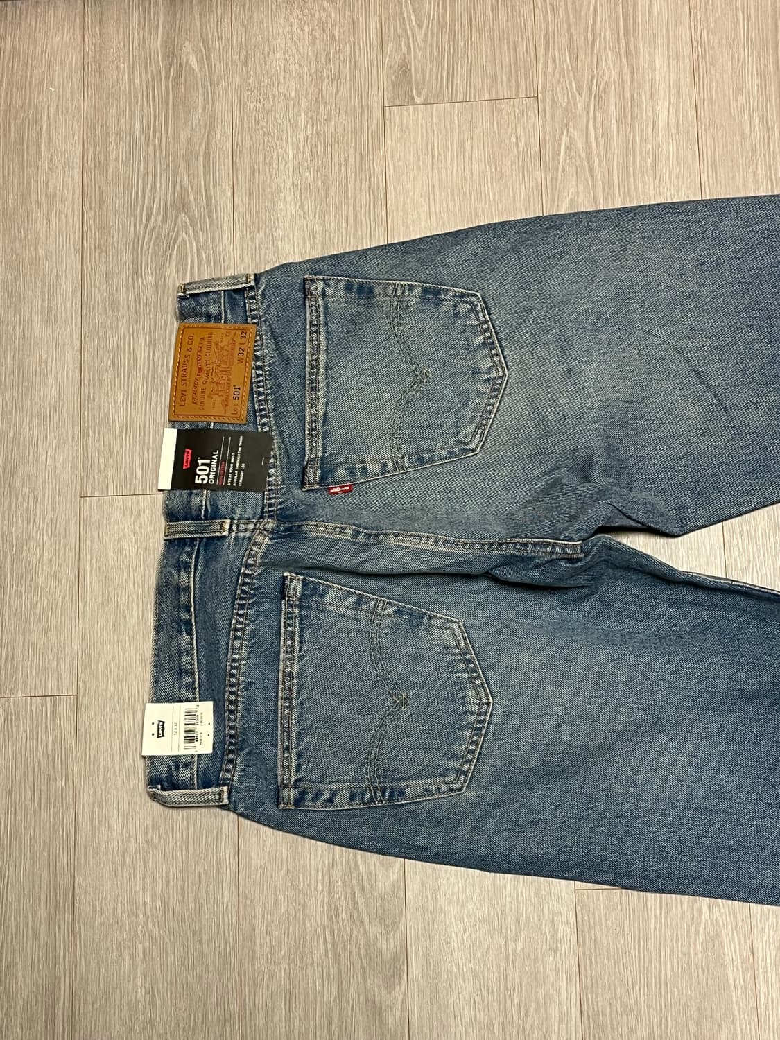 (국내미발매,새상품) 리바이스 501 스트레이트 데님 프리미엄 라인 청바 상품이미지9