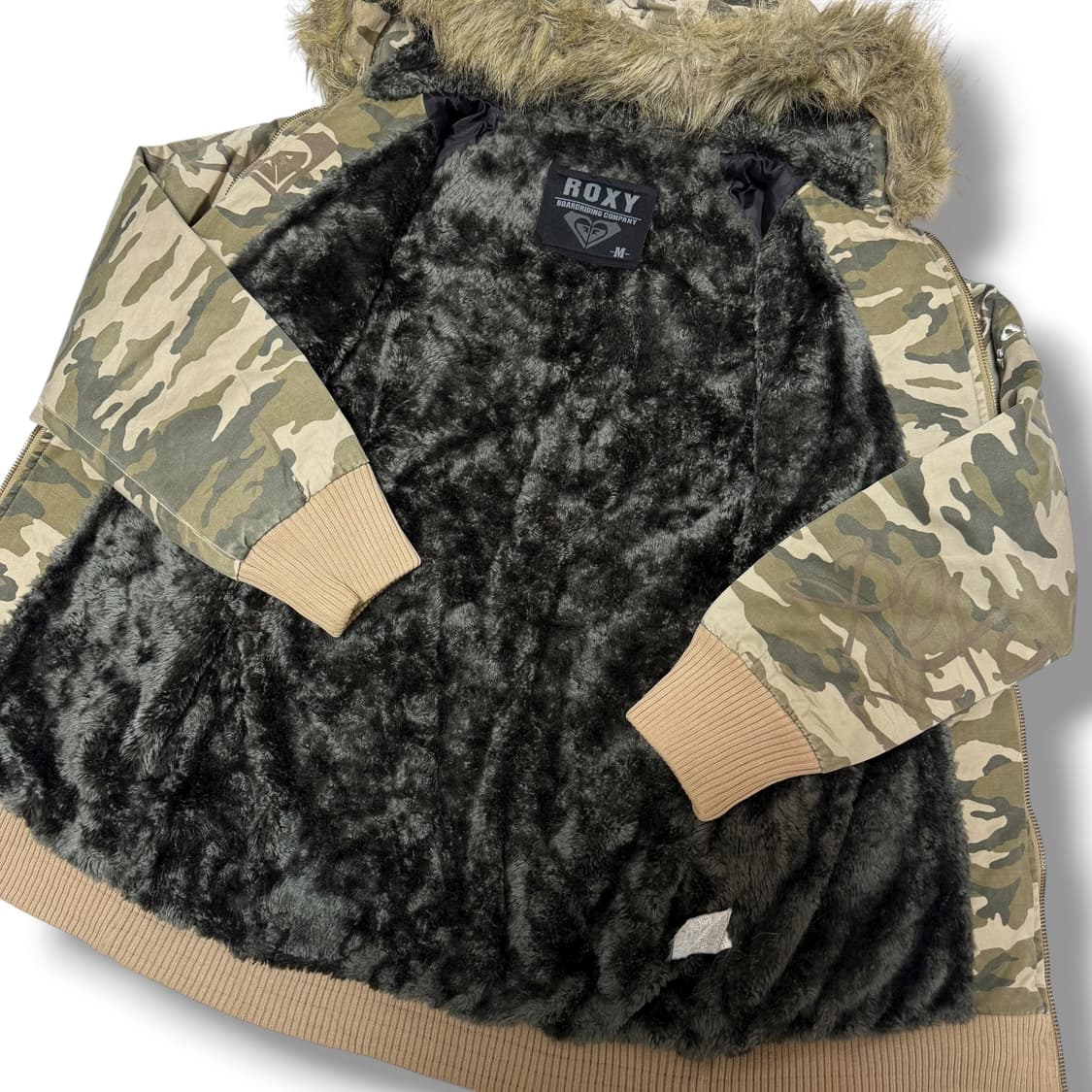 ROXY 록시 울프죠 안감퍼 카모 코튼자켓 상품이미지3