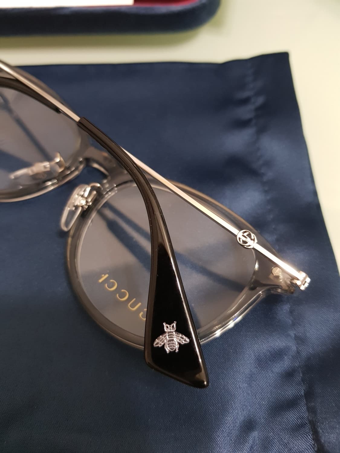 새상품 풀구성)구찌 클리어테 남녀안경테 상품이미지5