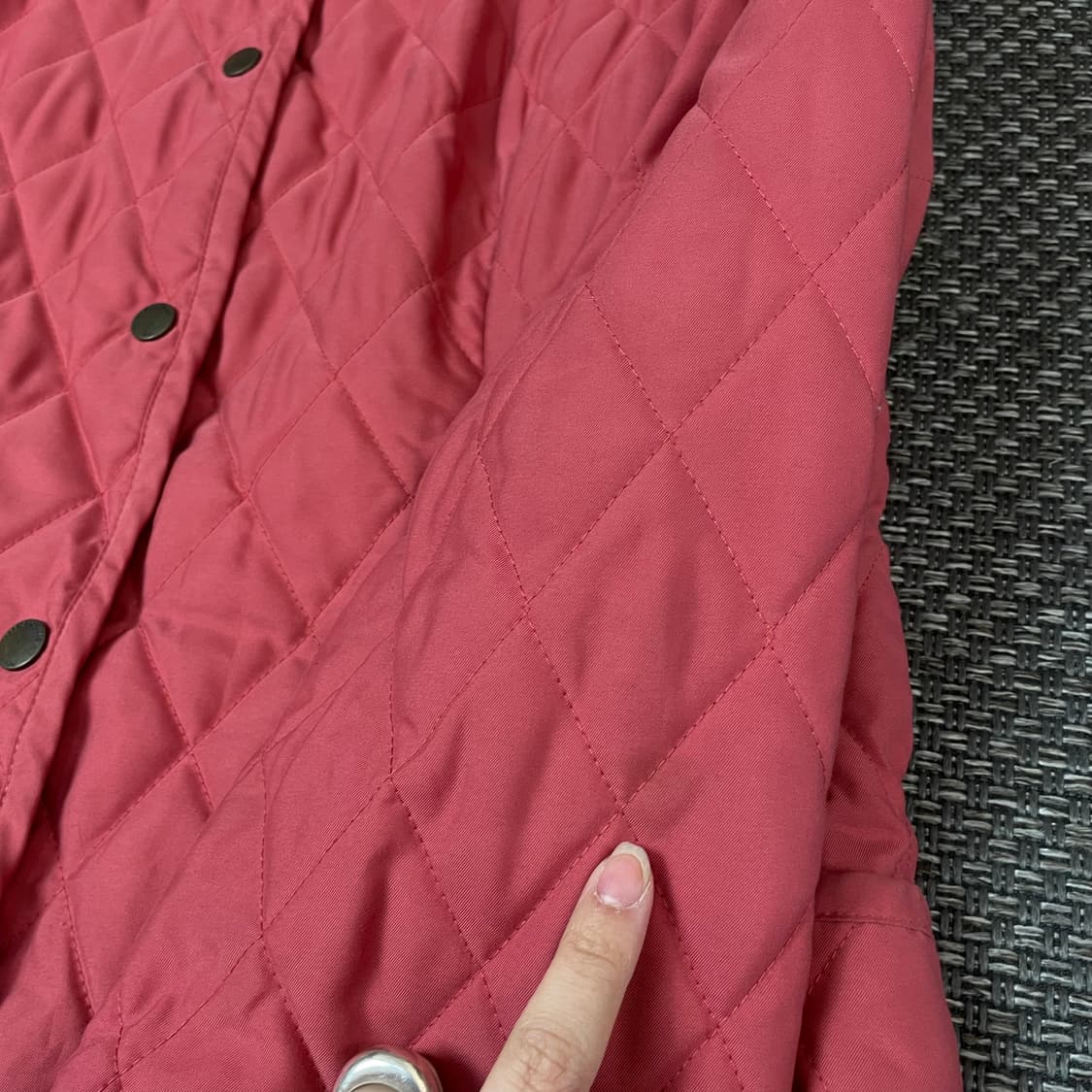 브룩스브라더스 말린핑크 퀄팅 자켓 상품이미지5