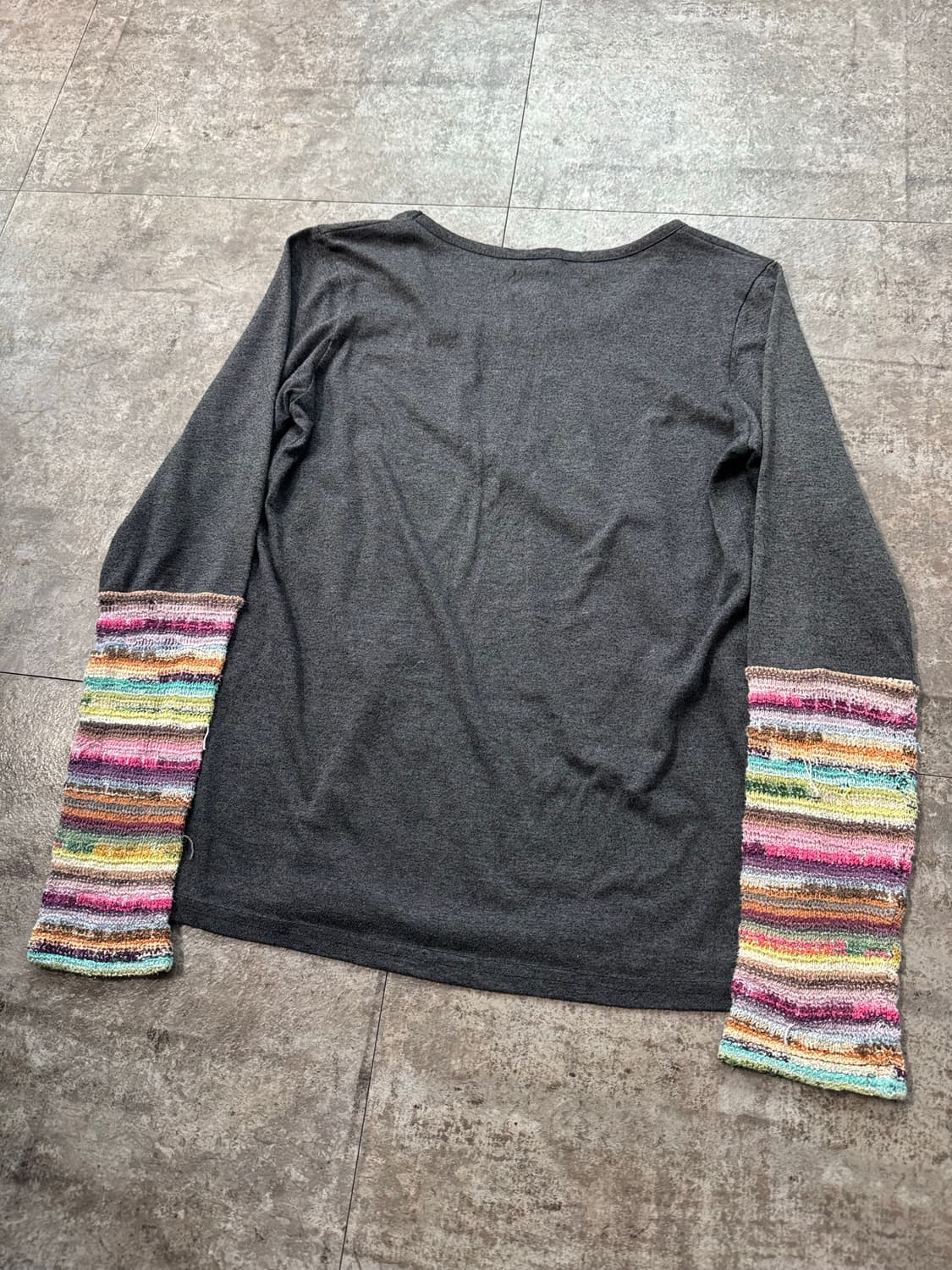 버튼 패턴 포켓 가디건 멀티 슬리브 티 2pcs SET 상품이미지10