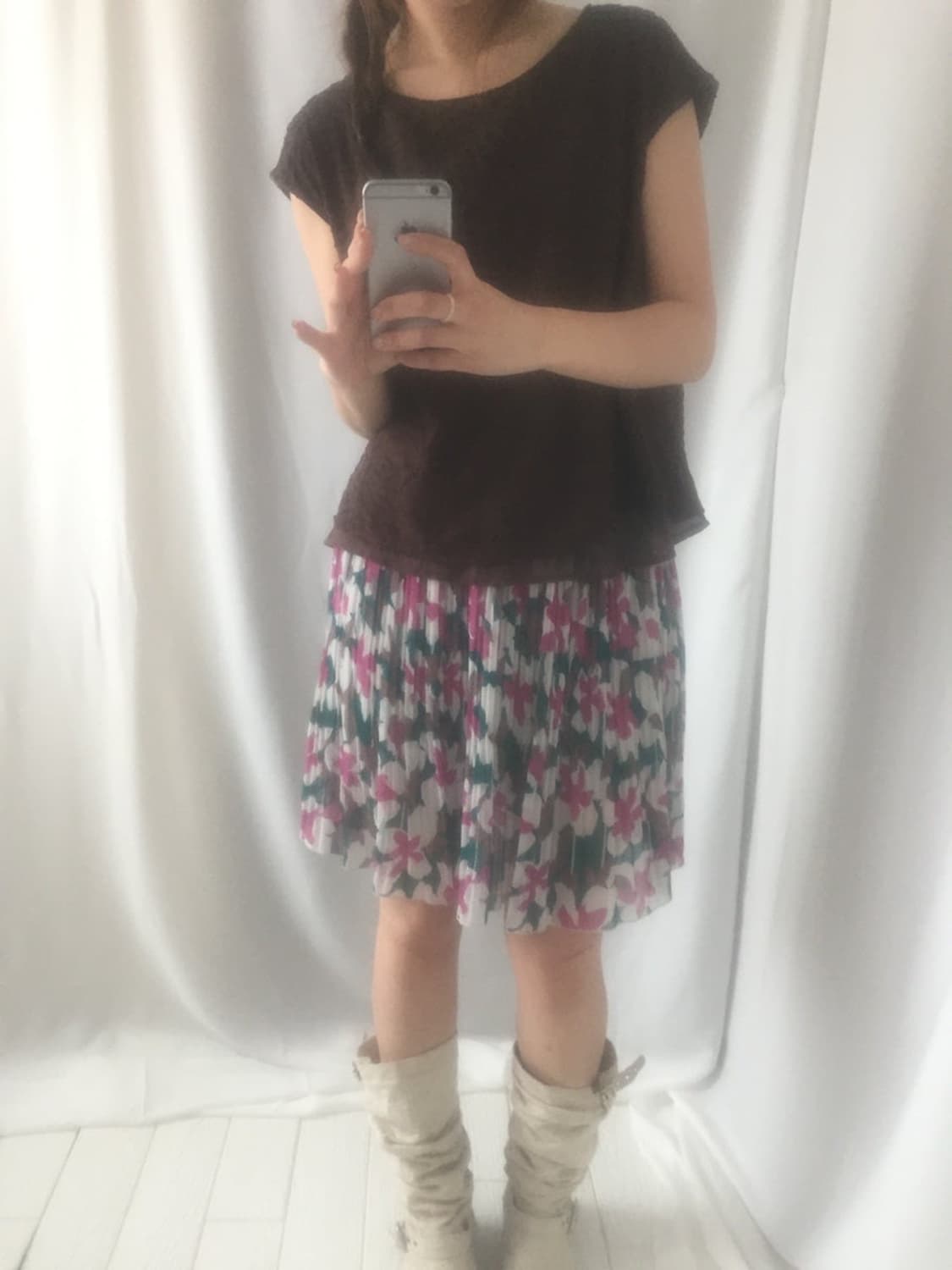 638. brown frill sleeveless blouse 상품이미지6