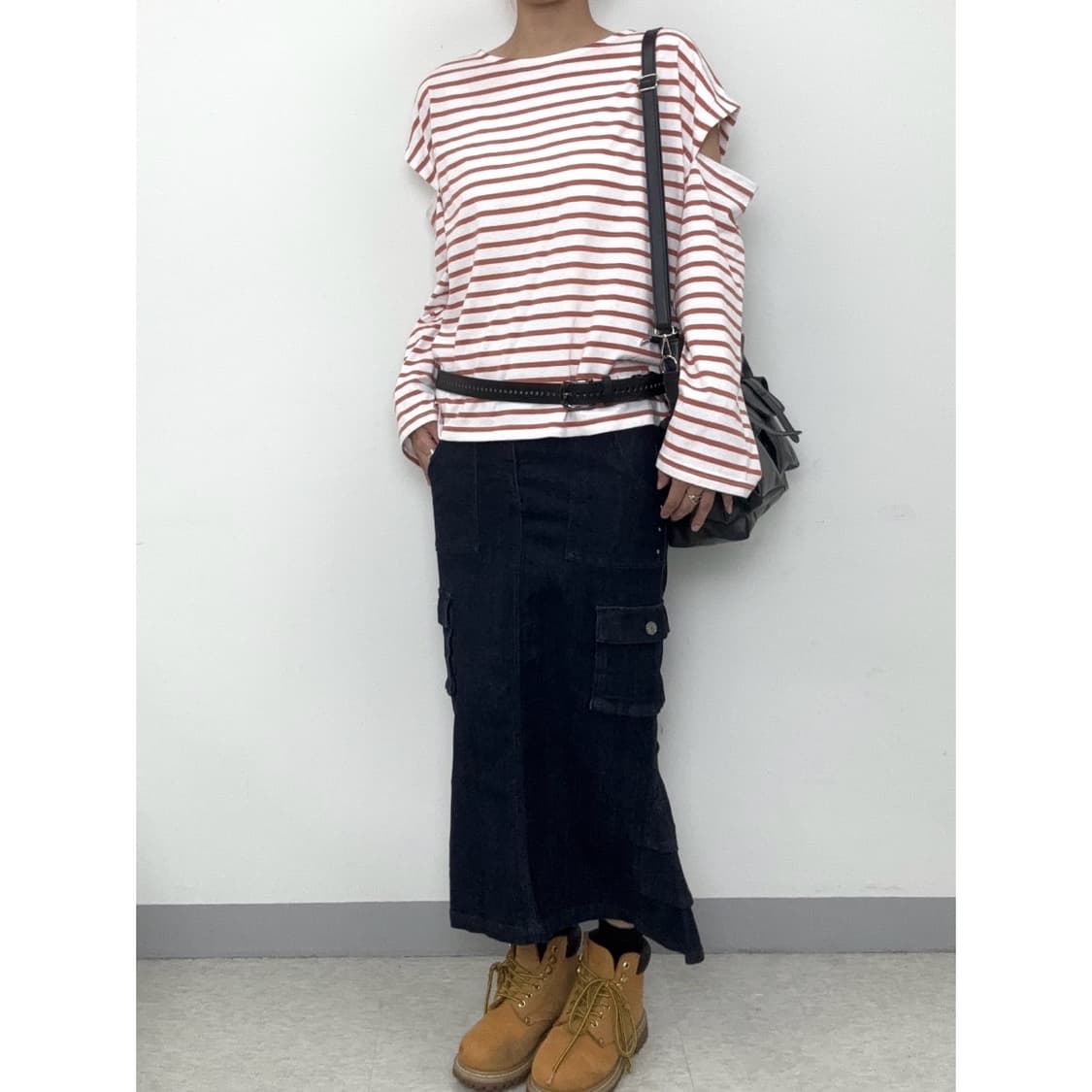 빈티지 진청 데님 머메이드 스커트 상품이미지3