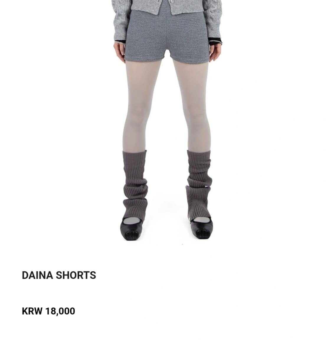 daina shorts 연한 그레이색 상품이미지2