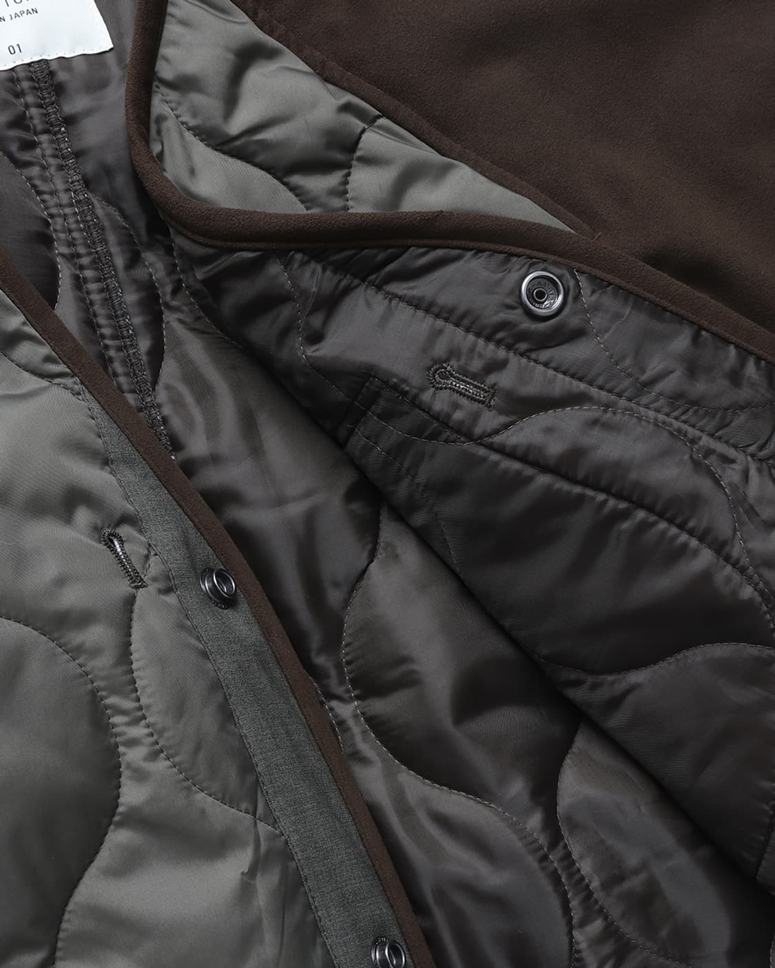 PUBLIC TOKYO Quit Suede Combi Liner 상품이미지7