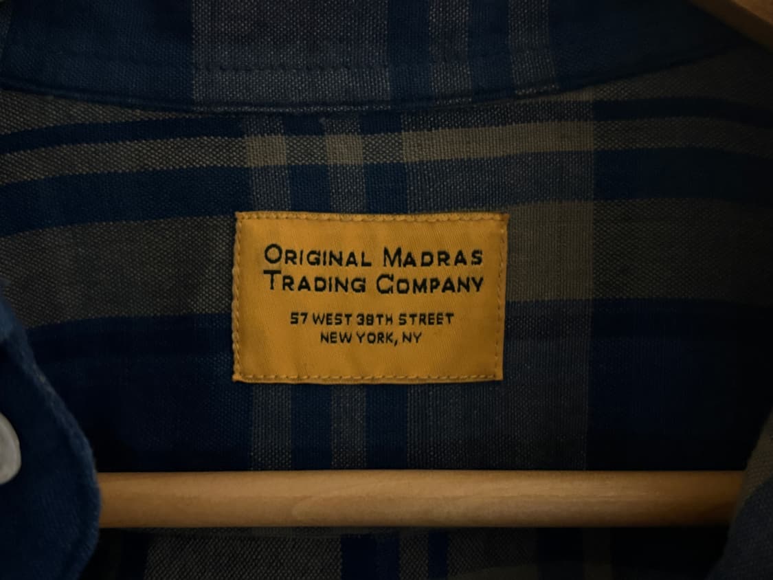 ORIGINAL MADRAS TRADING COMPANY 셔츠 상품이미지4