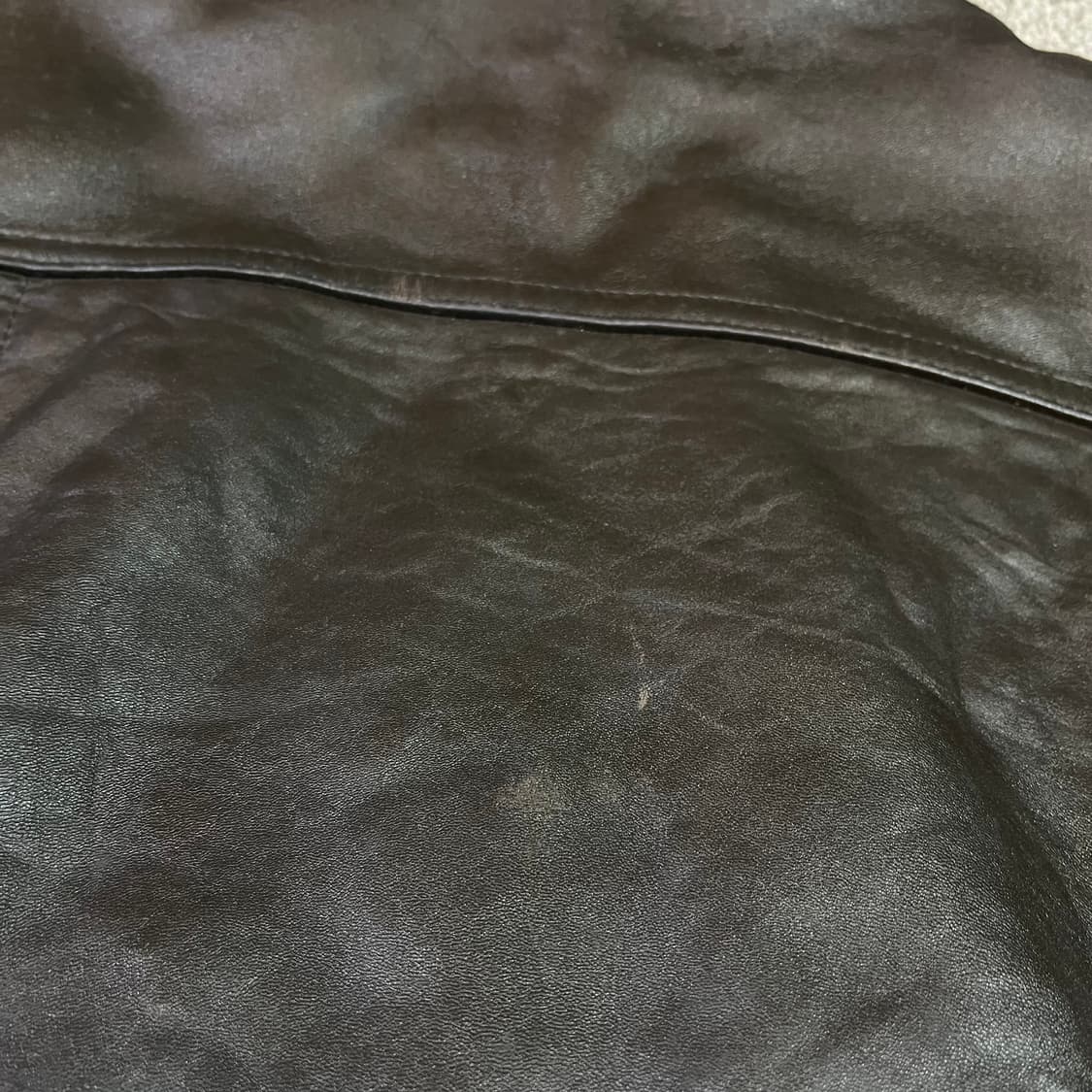 Vintage 빈티지 가죽 봄버 자켓 상품이미지8