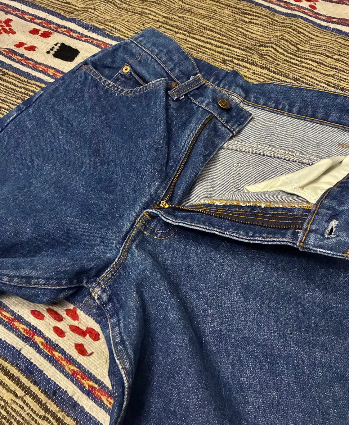 (27~28)80s USA 빈티지 리바이스 20517-0217 오렌지탭  상품이미지3