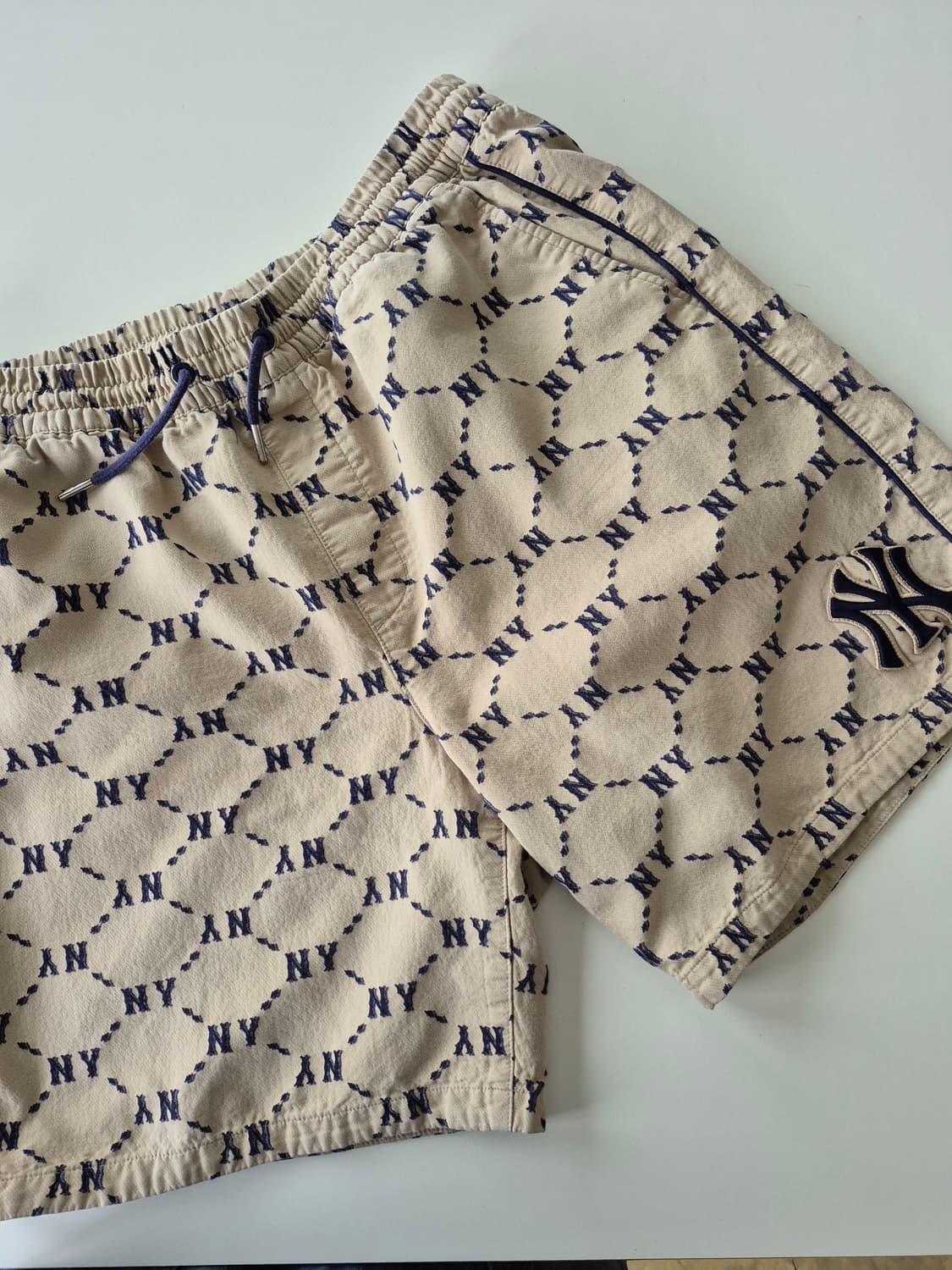 남성XL)엠엘비 모노그램 자카드 반바지셋트 상품이미지6