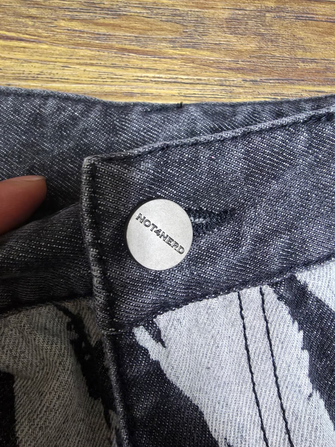 낫4너드 디아그날패턴 팬츠 상품이미지3