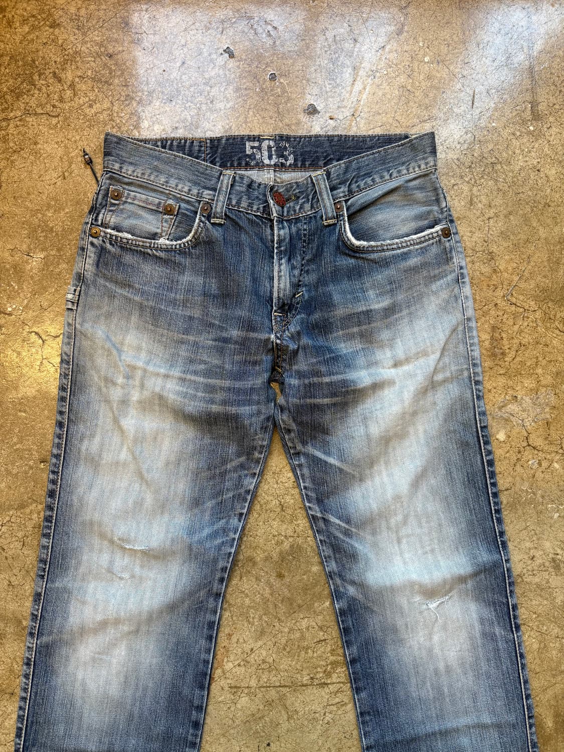 에드윈 빈티지 블루트립 503 워싱 데님 상품이미지2