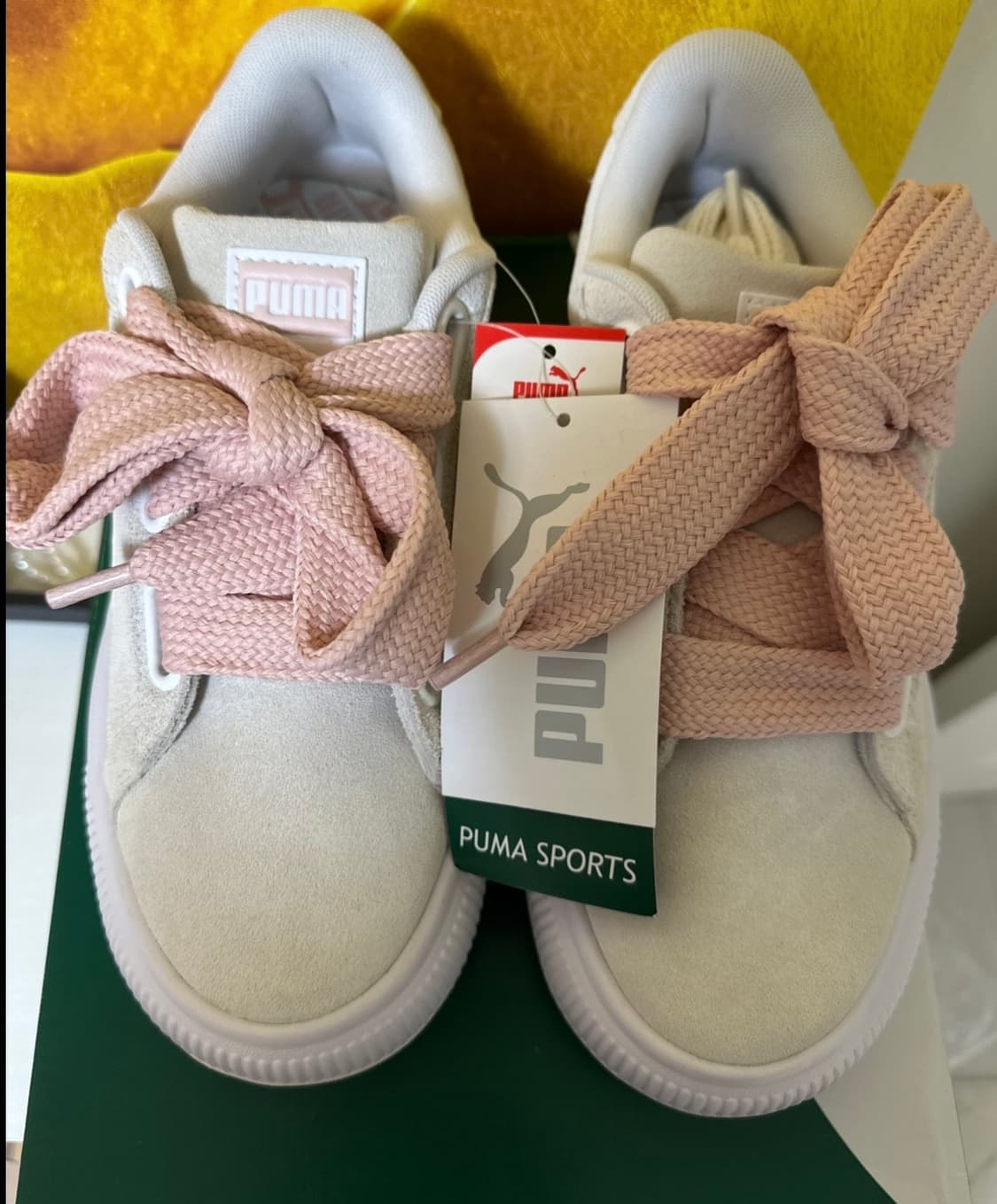 PUMA 푸마 스웨이드 마유 베이지 핑크 우먼스 상품이미지3