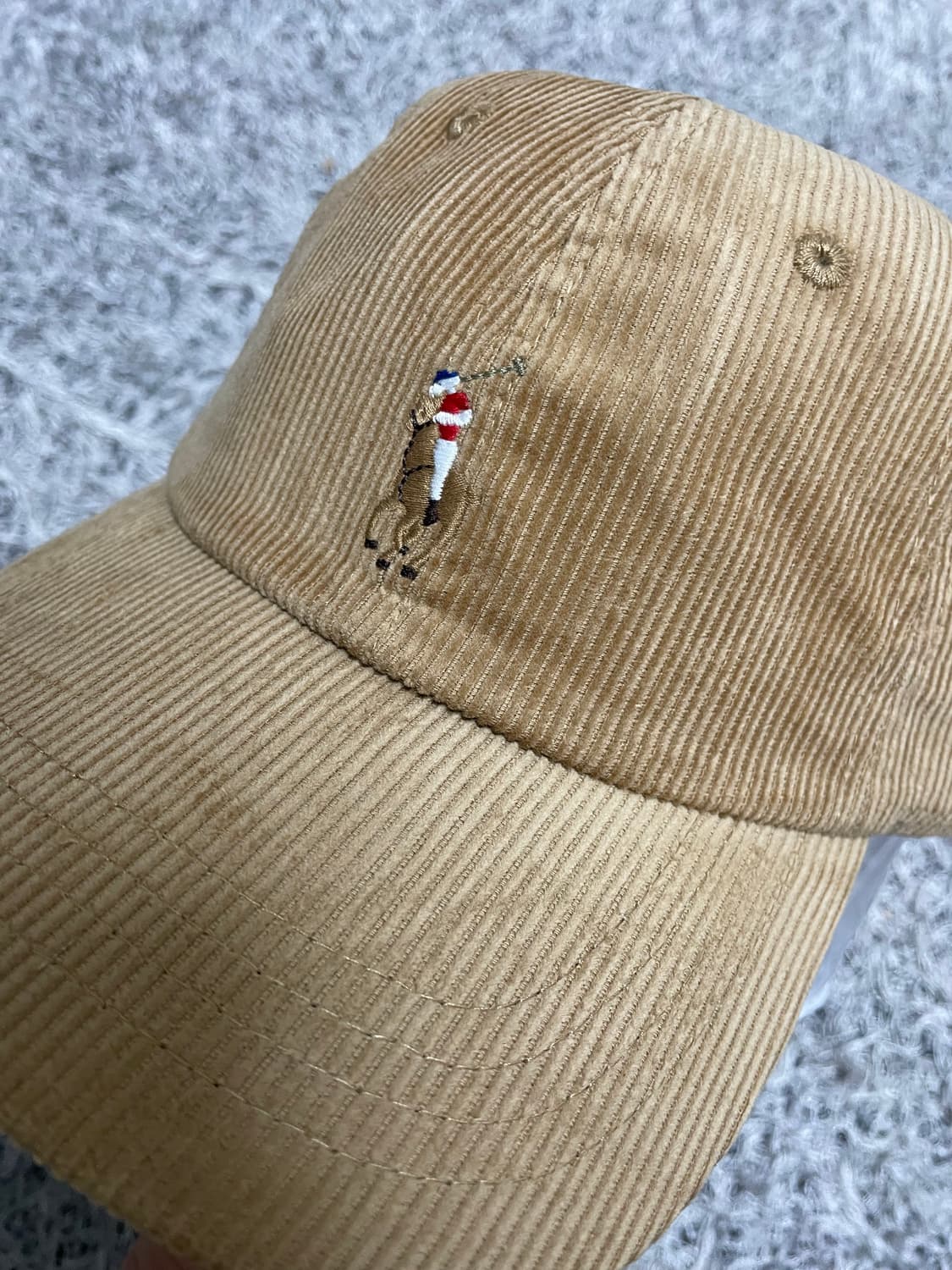 폴로Polo 컬러포니 브라운 코듀로이 캡 Free 상품이미지4