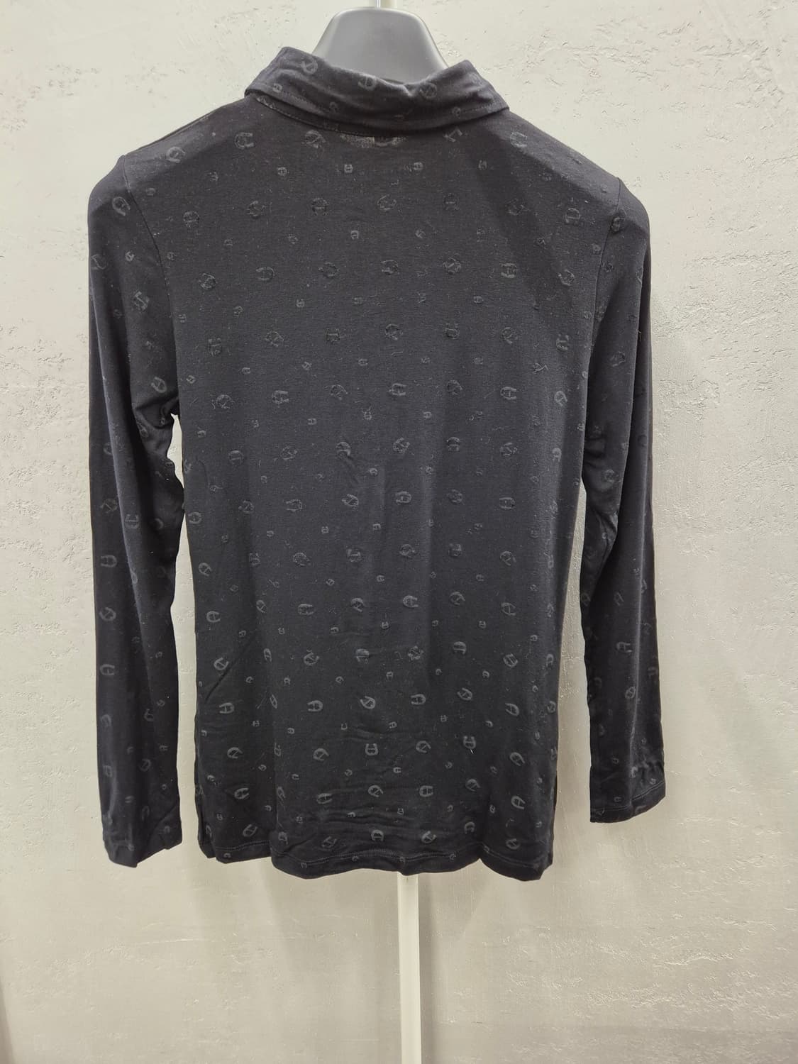 AIGNER 블랙 로고 패턴 셔츠 상품이미지3