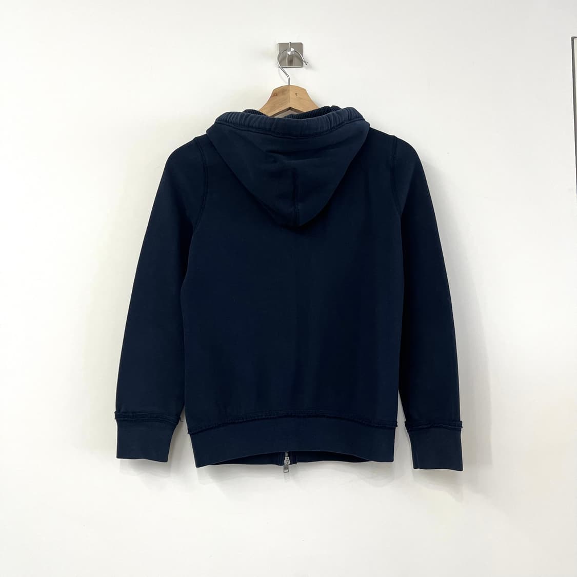 홀리스터 딱붙핏 자수로고 네이비 후드집업 상품이미지3