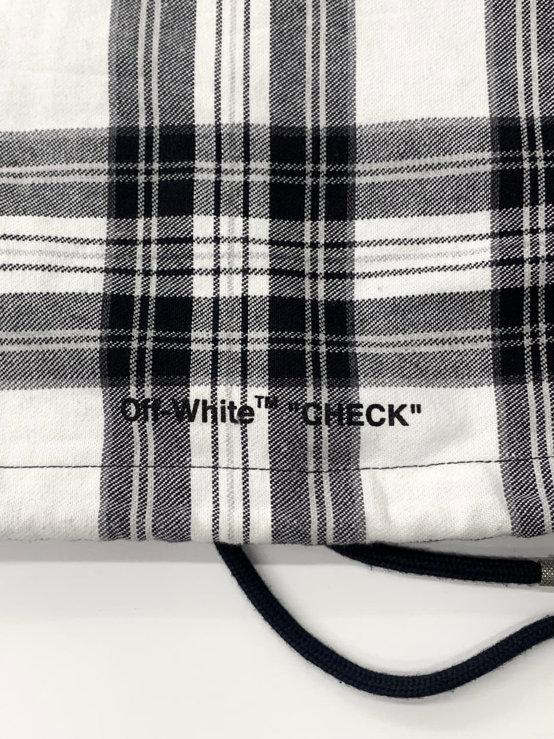 Off White 오프화이트 18SS 체크 플란넬 셔츠 자켓 상품이미지7