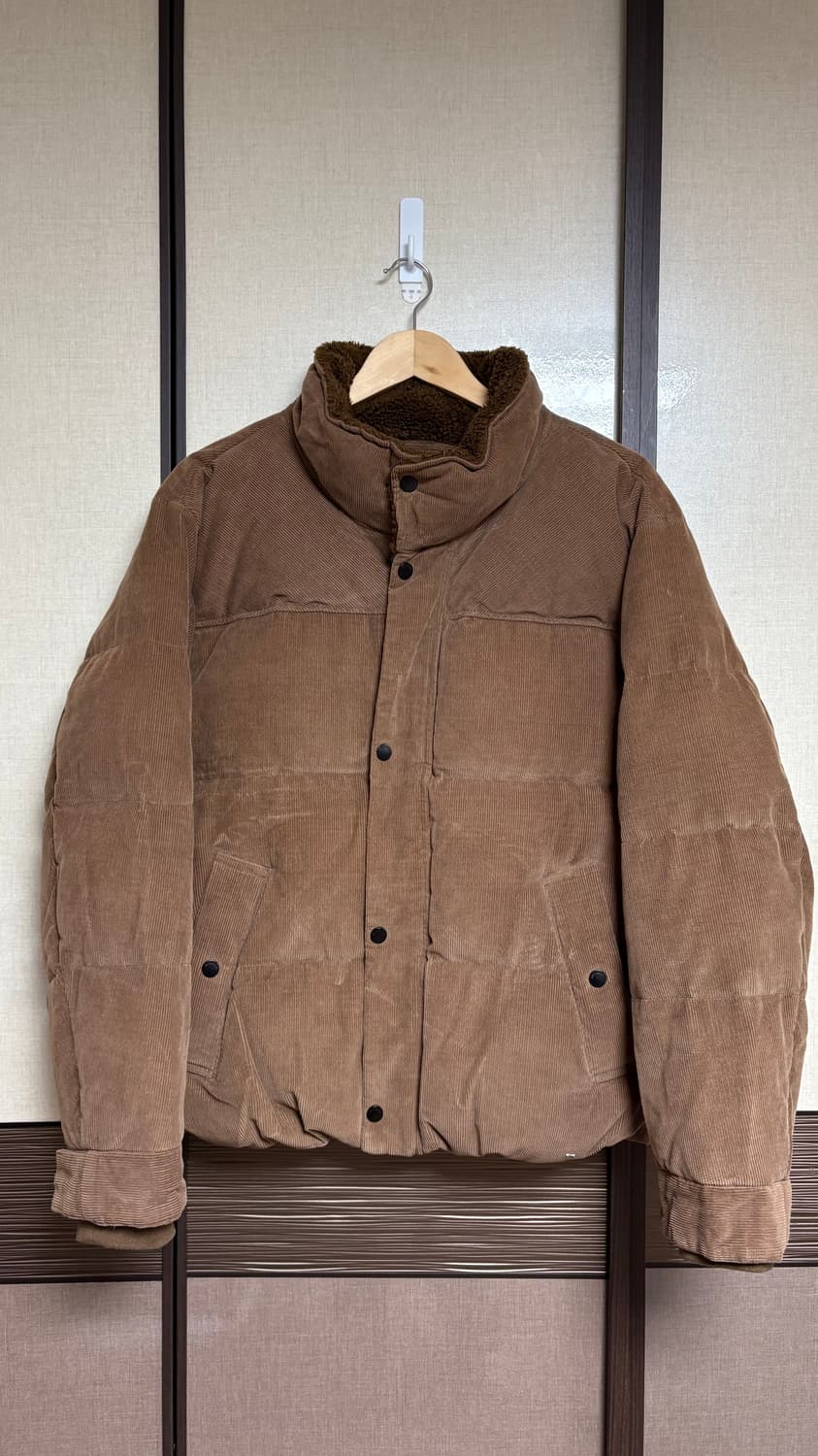 [XL] 버커루 코듀로이 숏 패딩 푸퍼 상품이미지1