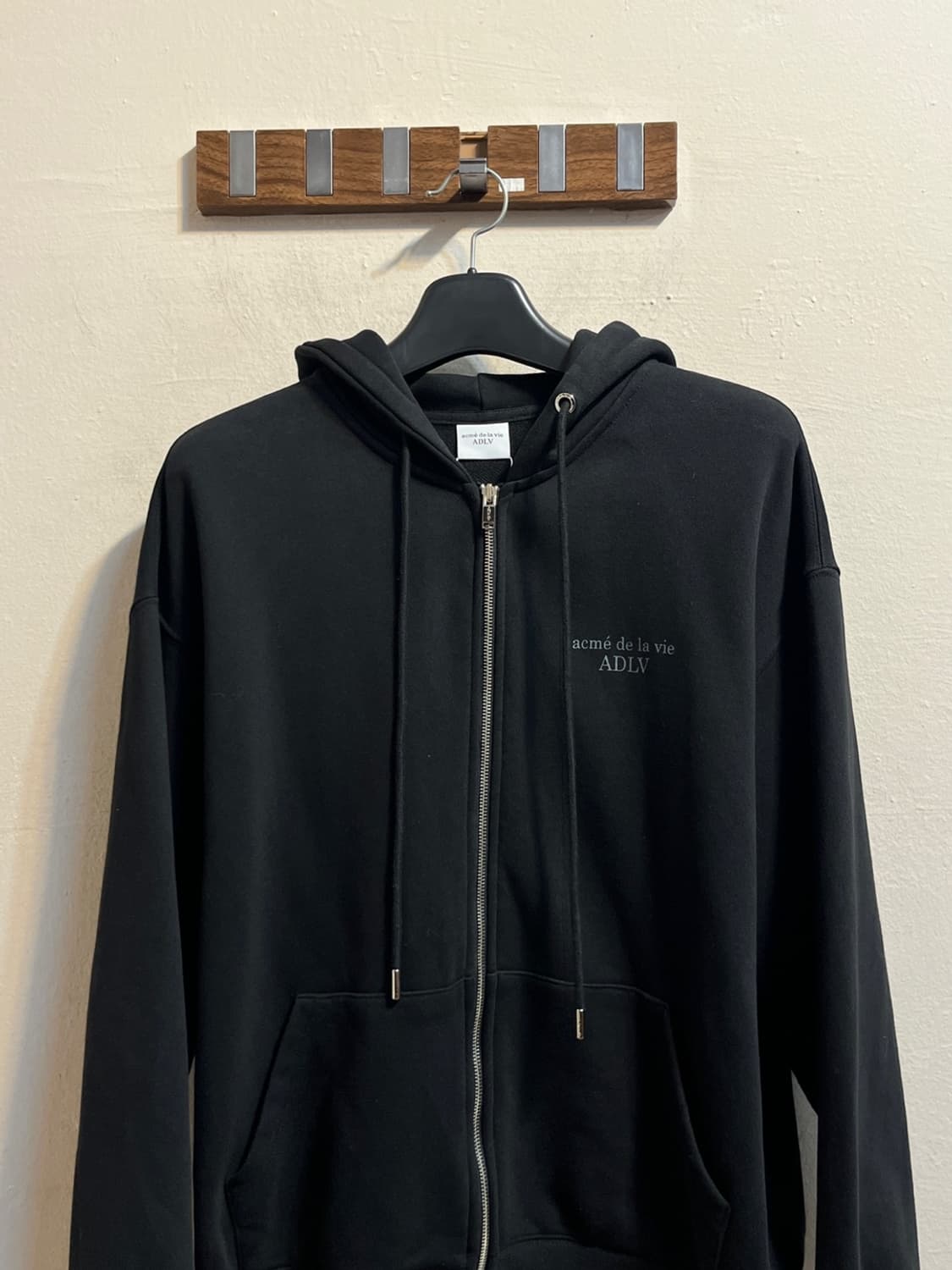 [1] 아크메드라비 블랙 로고 후드집업 (354) 상품이미지2