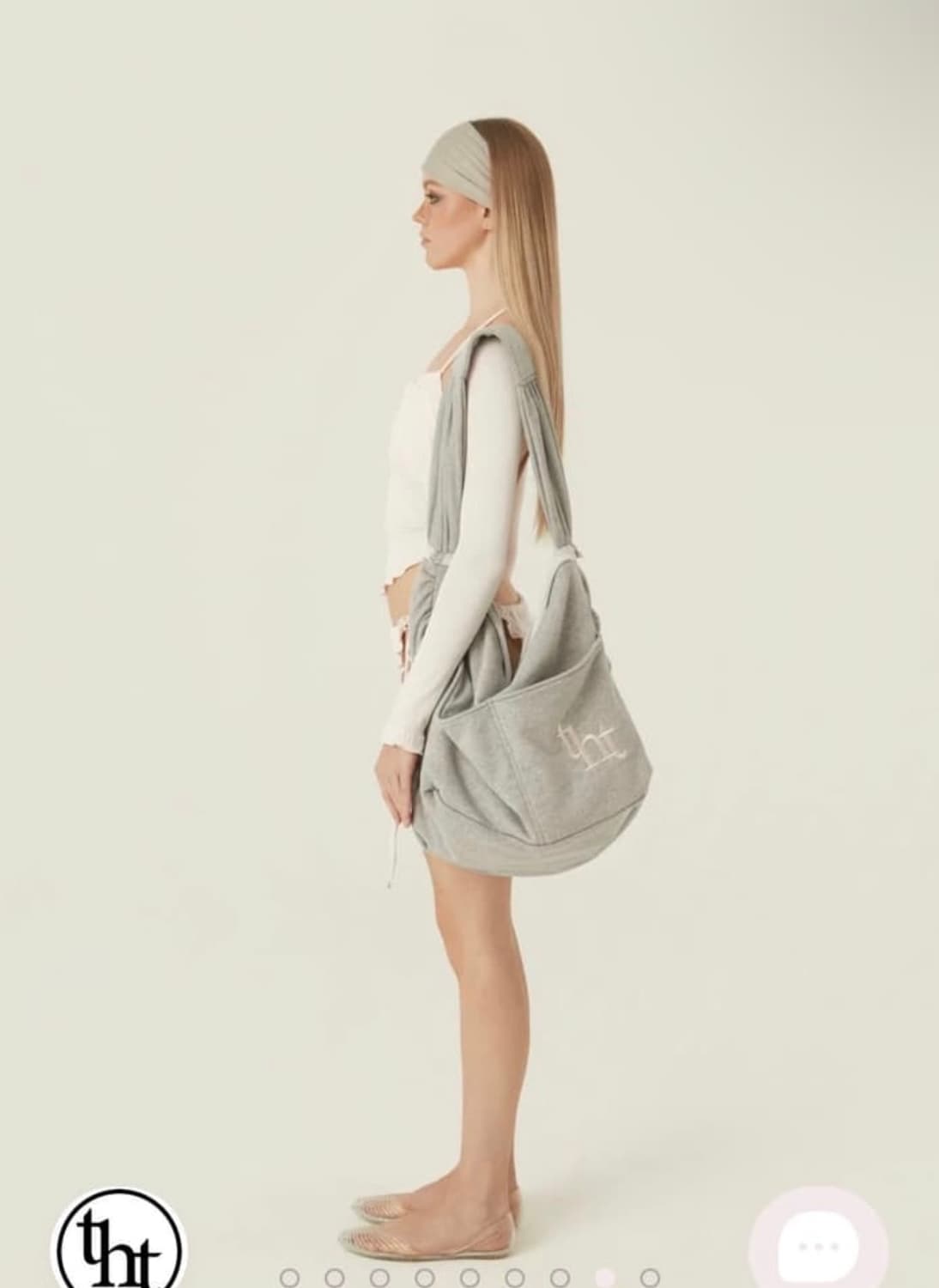 쓰리타임즈 먼치킨 백 그레이 상품이미지2