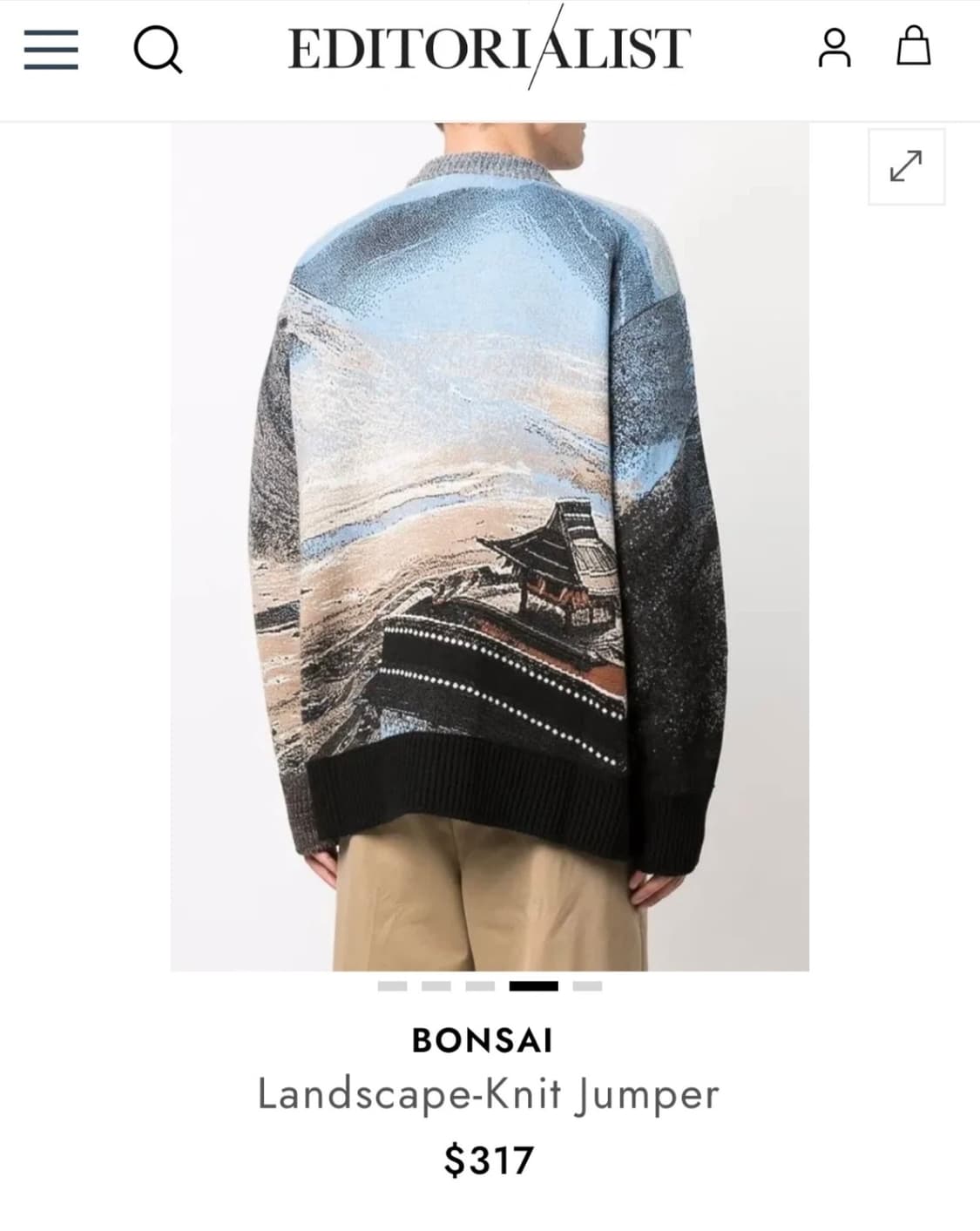 본사이(BONSAI) 니트 상품이미지8