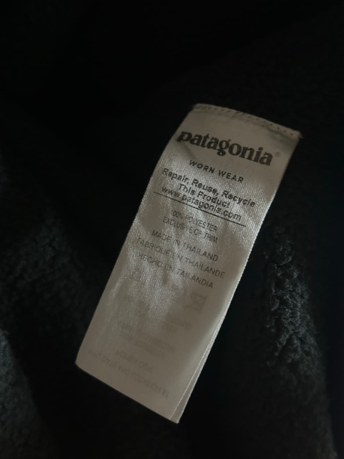 파타고니아 반집업 플리스 다크 그린 상품이미지4
