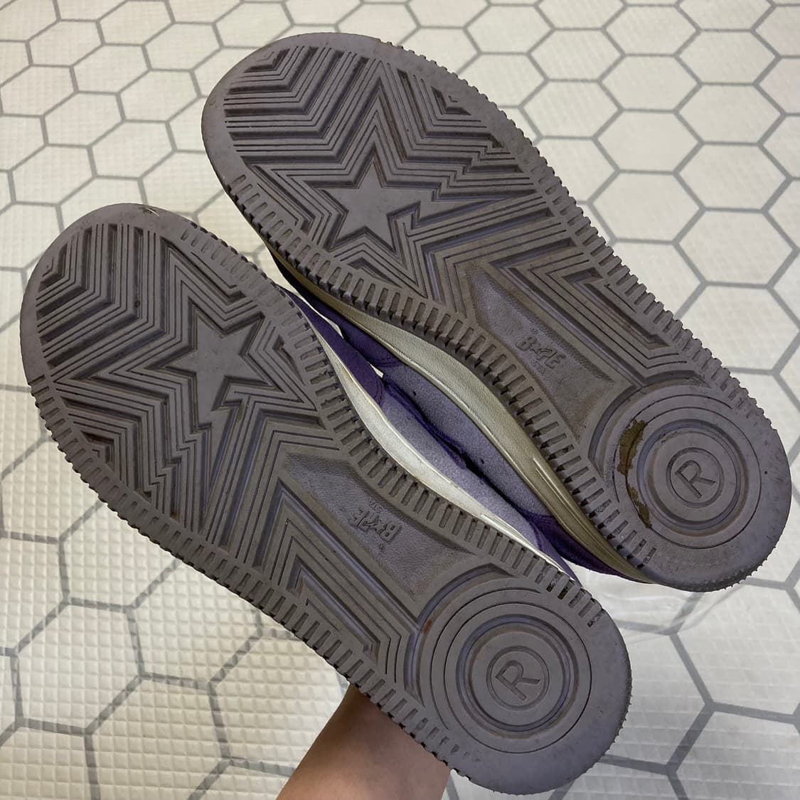 (270) 베이프 스타 스웨이드 퍼플 뉴진스 하니 혜인 상품이미지10