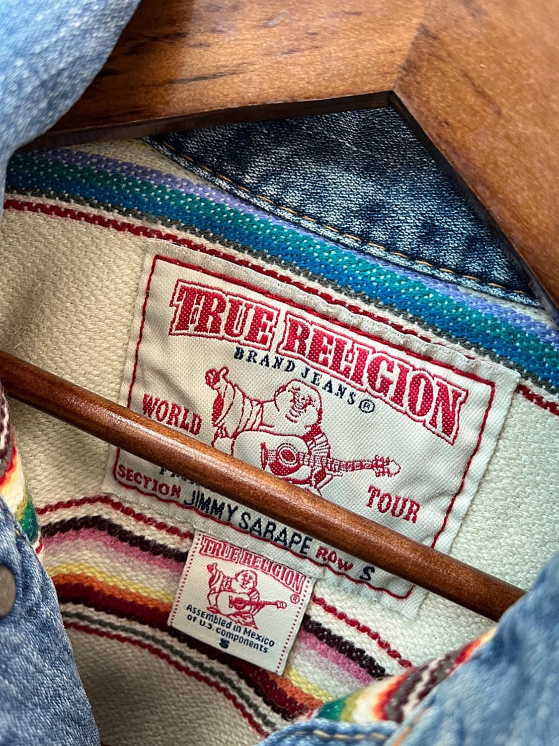 여) 트루릴리젼 말굽 데님자켓  상품이미지3