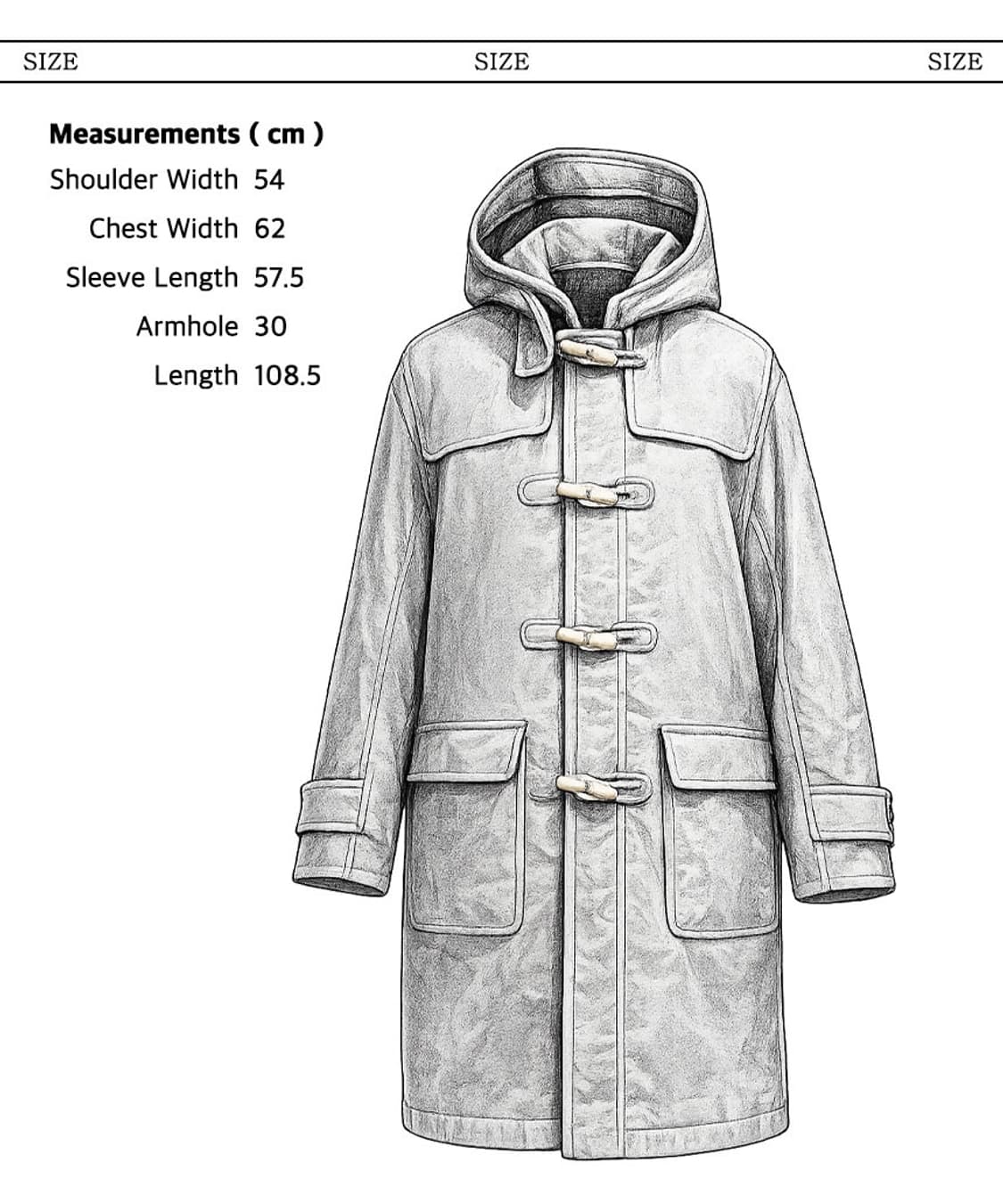 PARTIMENTO 파르티멘토 울 더플 후드 코트 상품이미지2