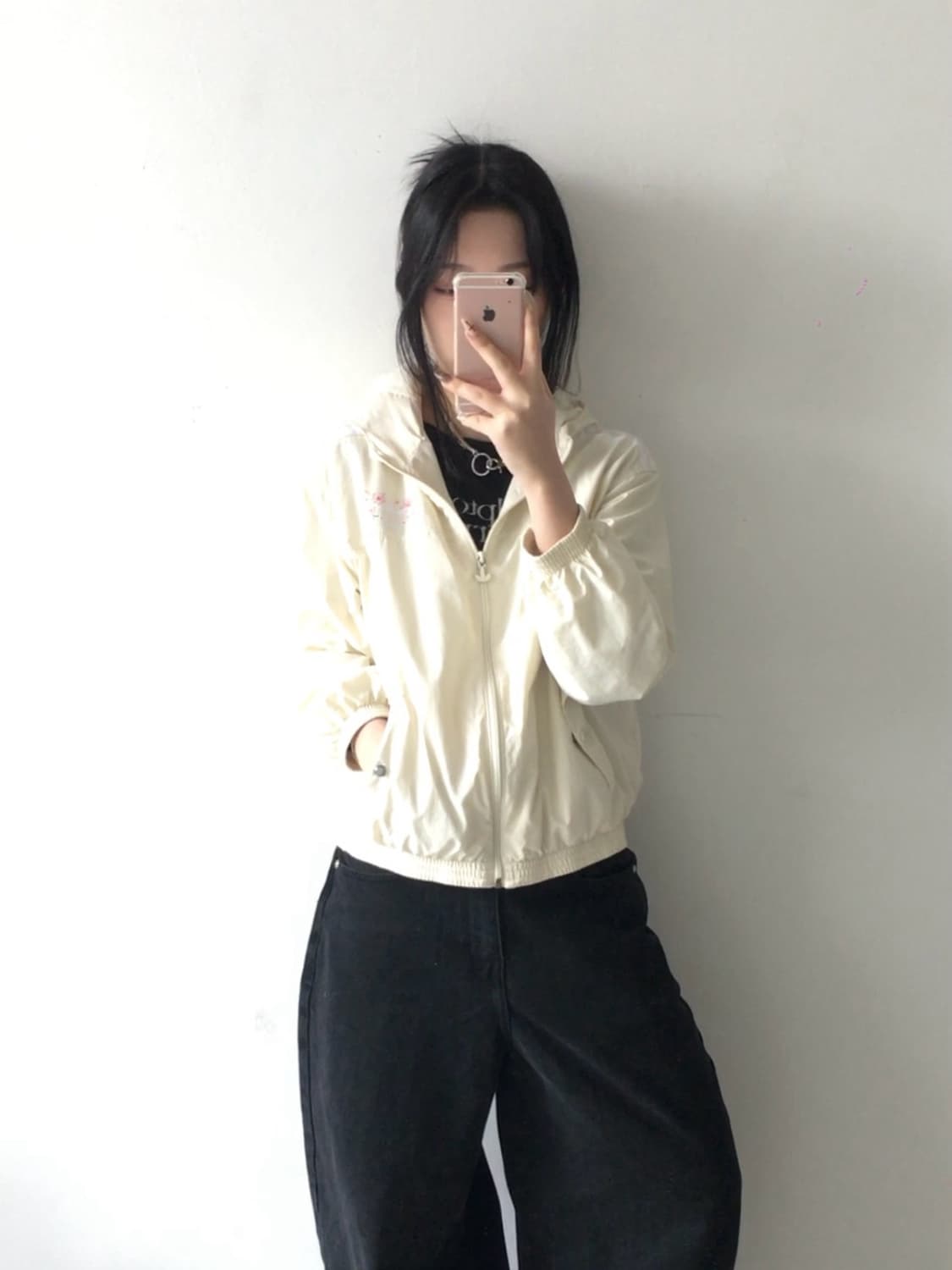 아디다스 플라워 프린팅 바람막이 상품이미지1