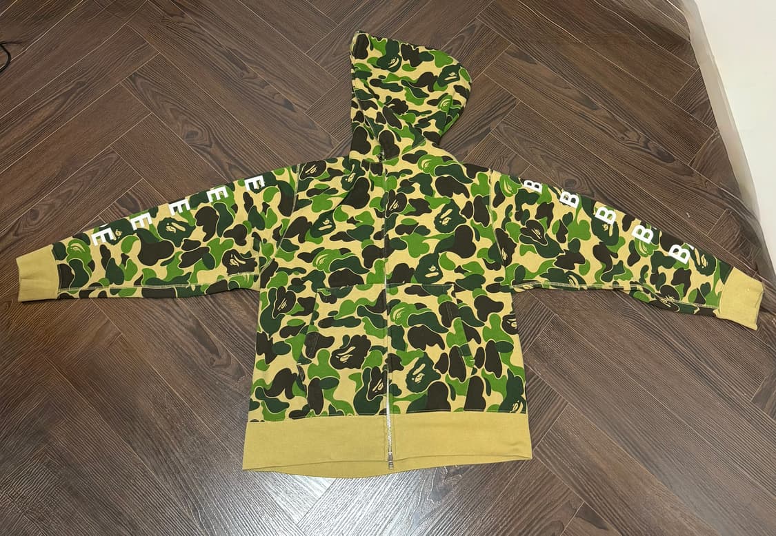 베이프 ABC 카모 녹계 OG M사이즈 상품이미지3