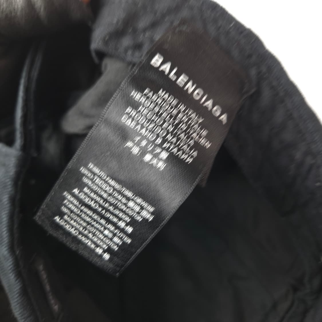 발렌시아가 블랙 볼캡  상품이미지8