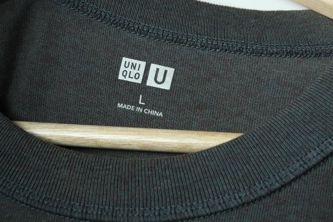 (L-XL) 유니클로 반팔 티셔츠 소재패턴 U라인 감성-H31918 상품이미지6