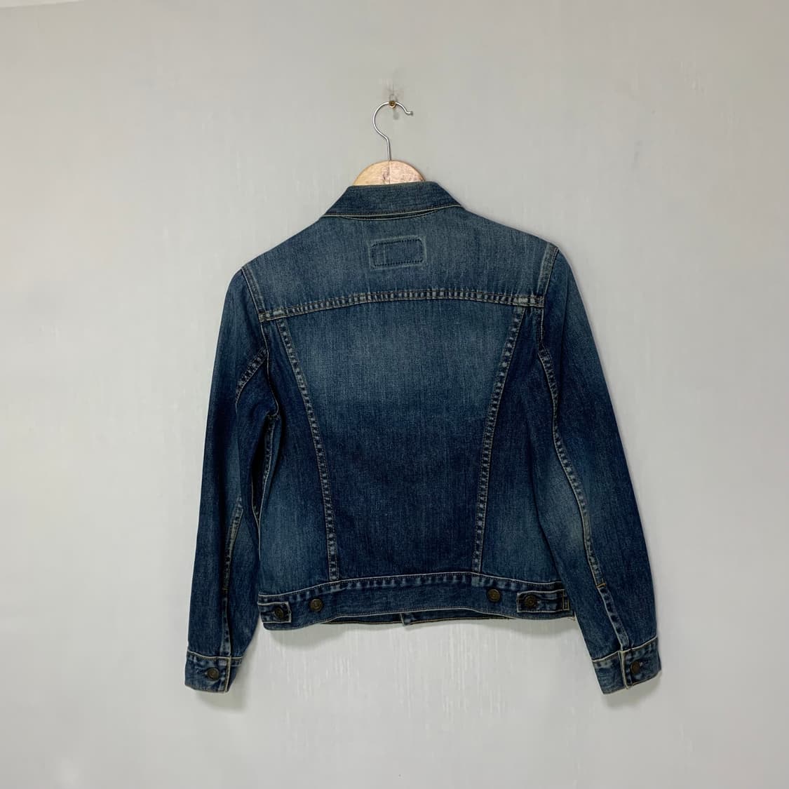 리바이스 빈티지 데님 청자켓 y2k 여성 세미 크롭 아우터 상품이미지6