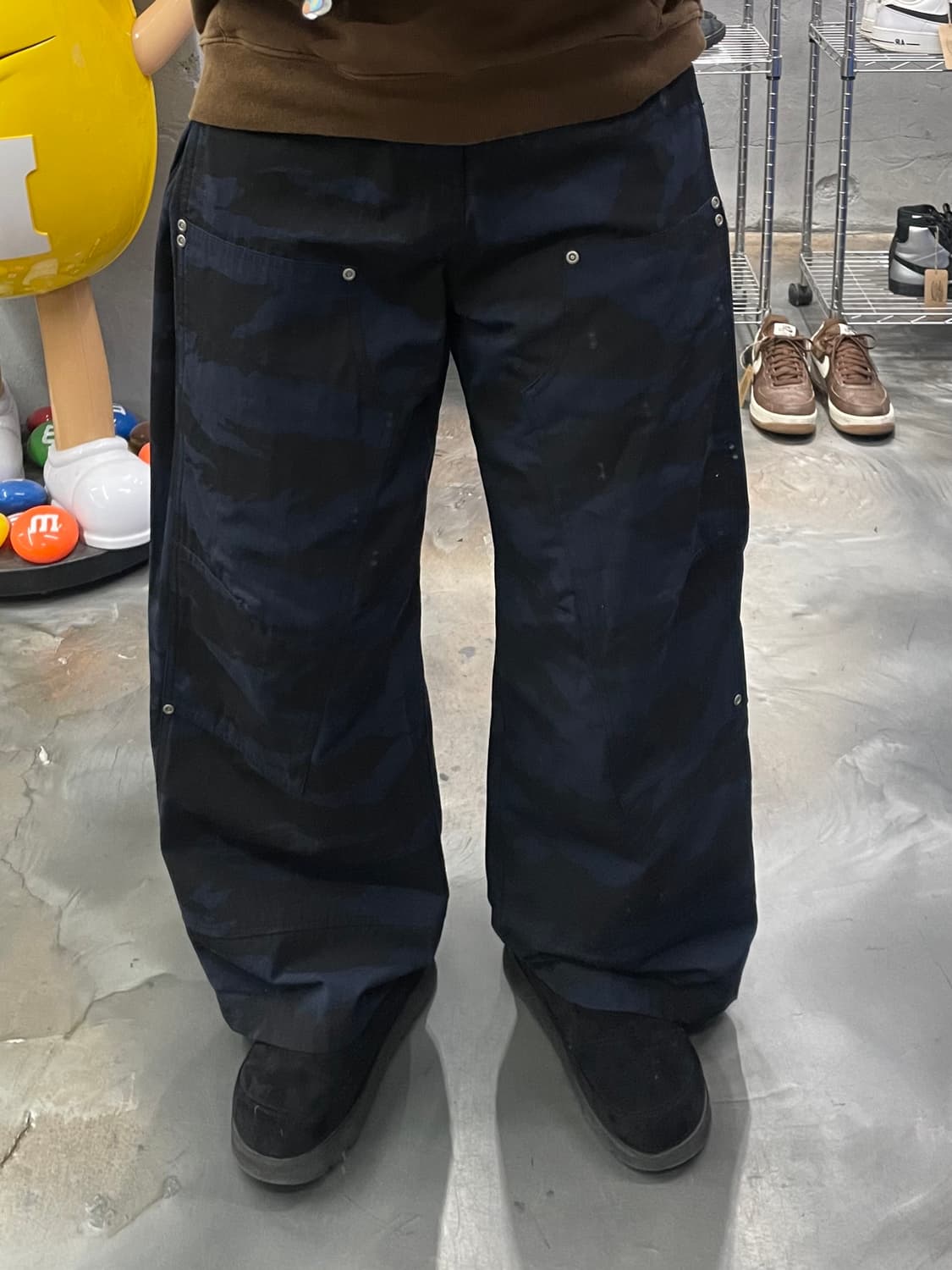 IEY 카모 더블니 카펜터 팬츠 상품이미지8