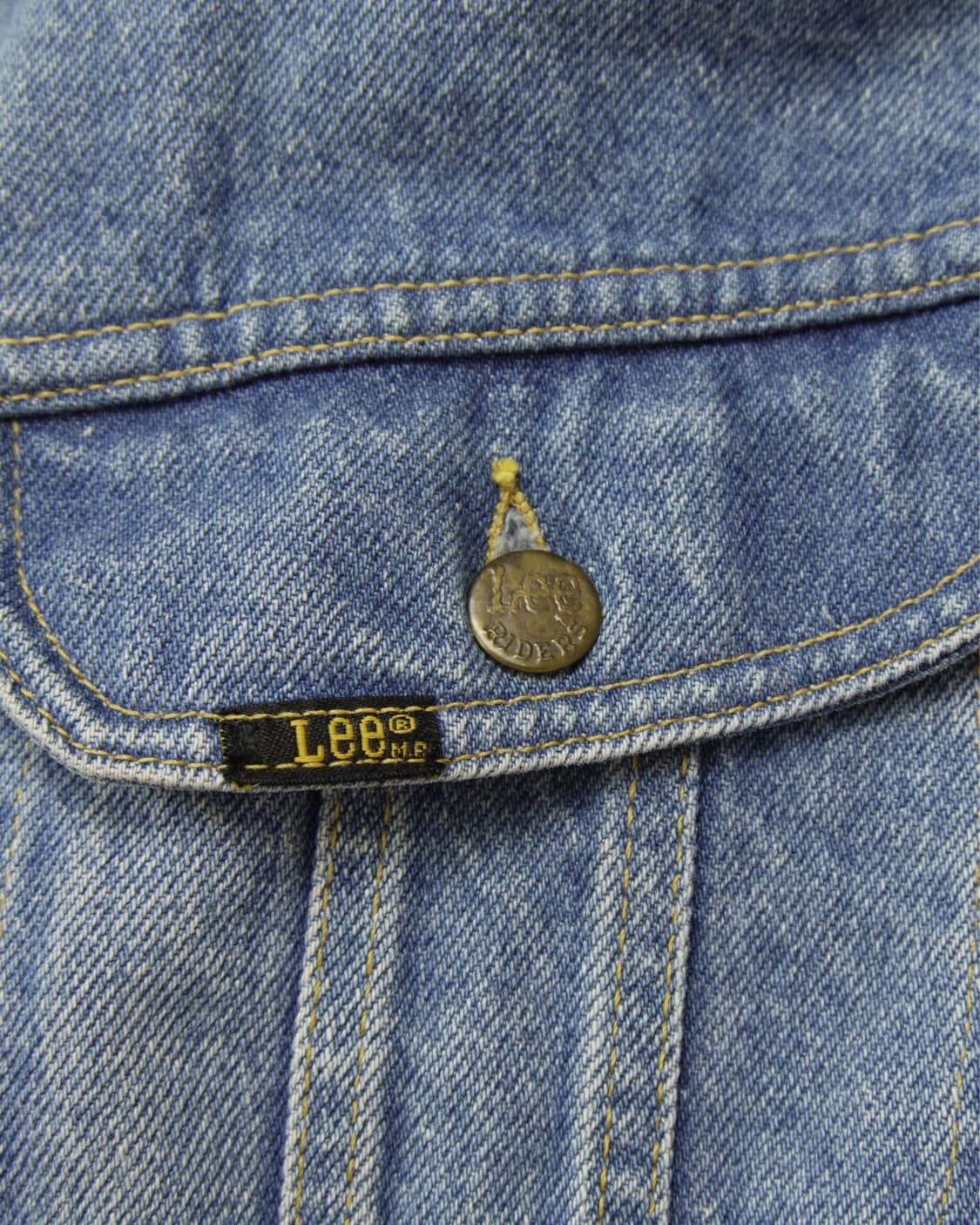 80s Lee 220j 하드 락 카페 데님자켓 Made in USA 상품이미지4