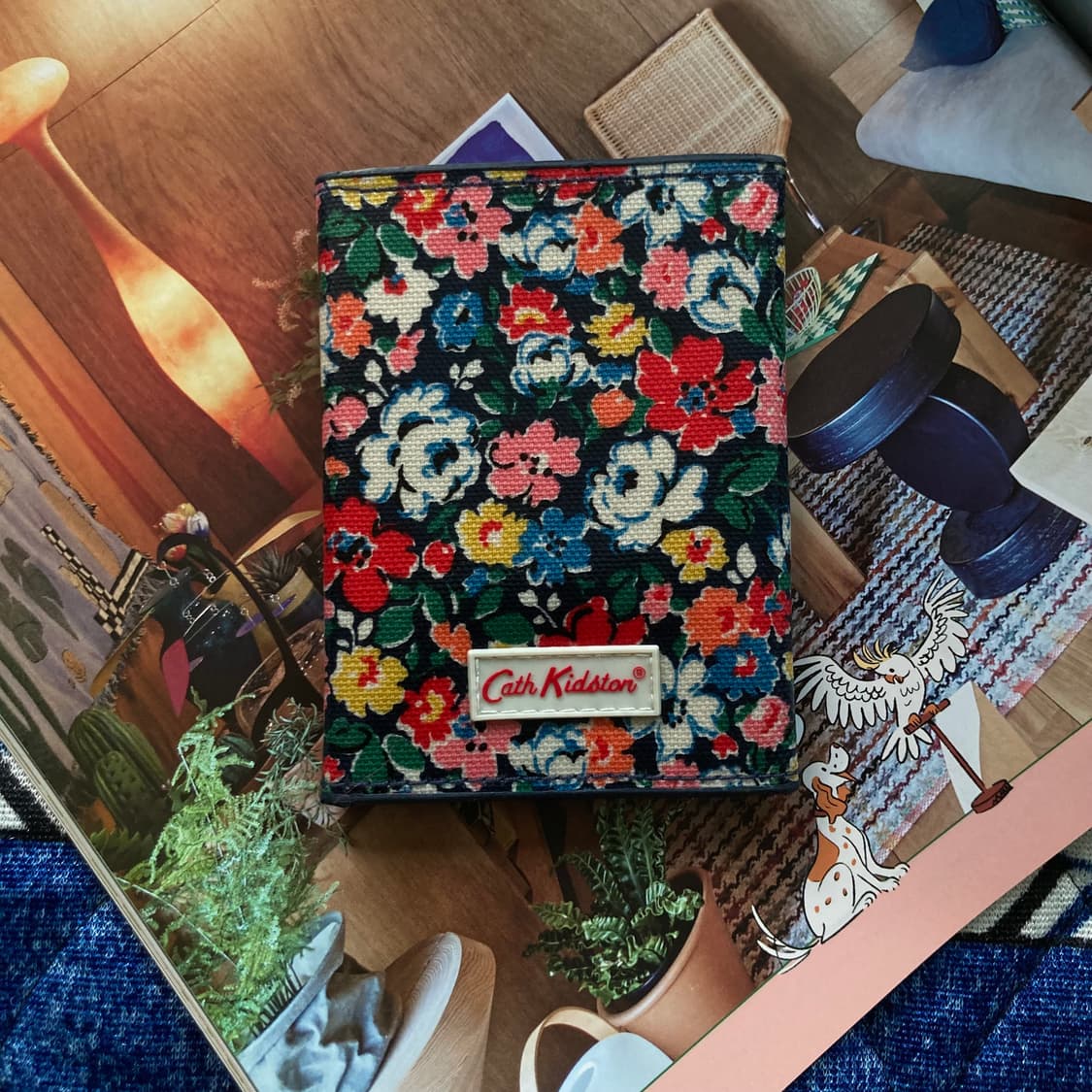 Cath kidston 캐스키드슨 플라워 잔꽃 패턴 카드 홀더 지갑 상품이미지1