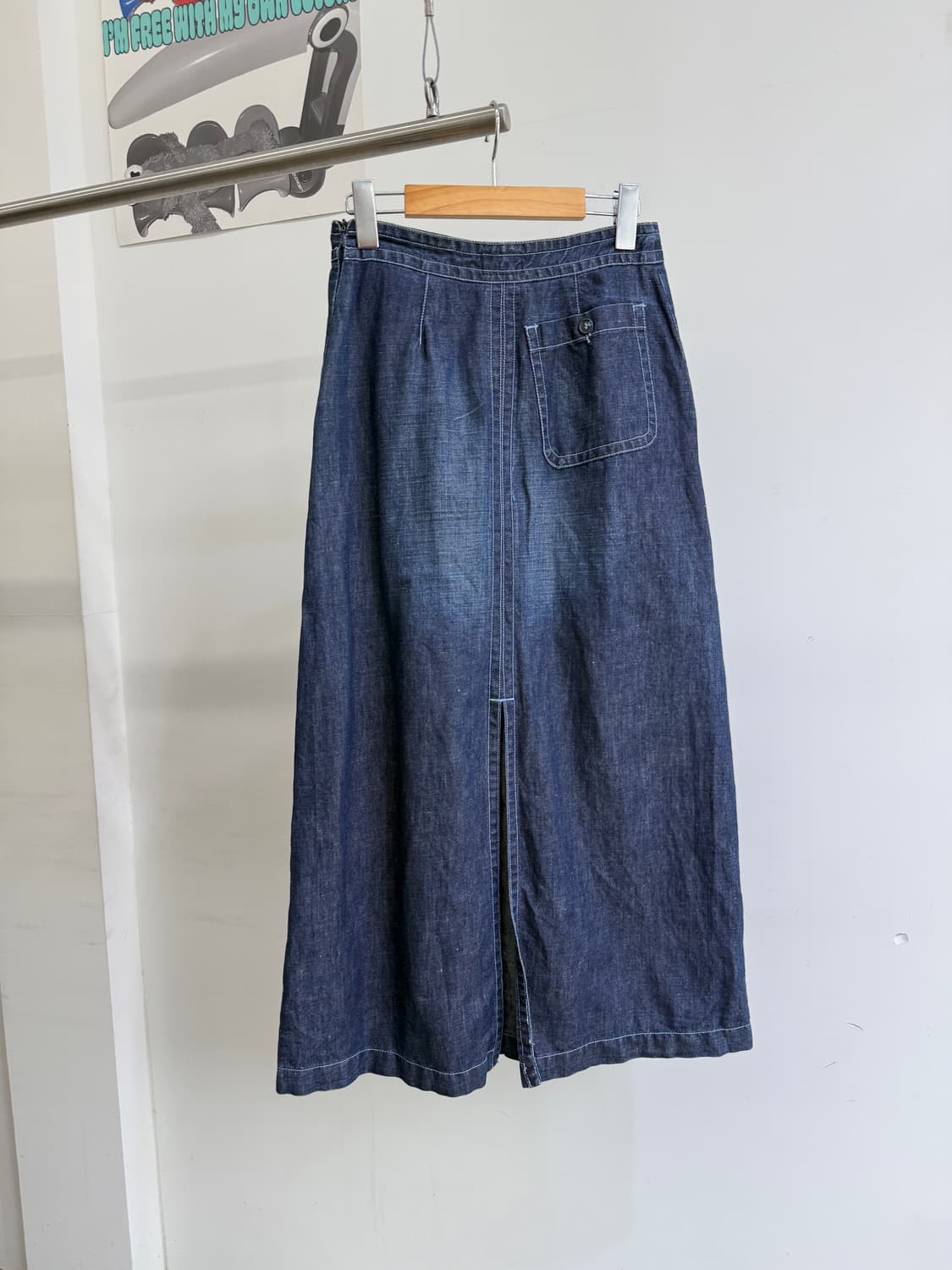 MARELLA JEANS (Made in Italy) 데님 롱스커트  상품이미지4