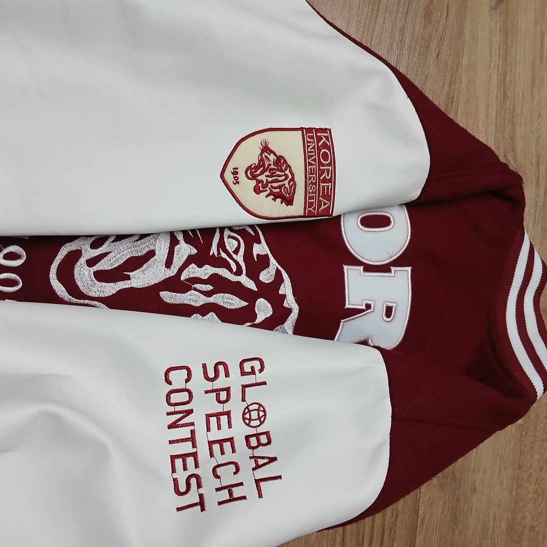 KOREA 호랑이 고려대 얇은 과잠 바시티 L 100 상품이미지2