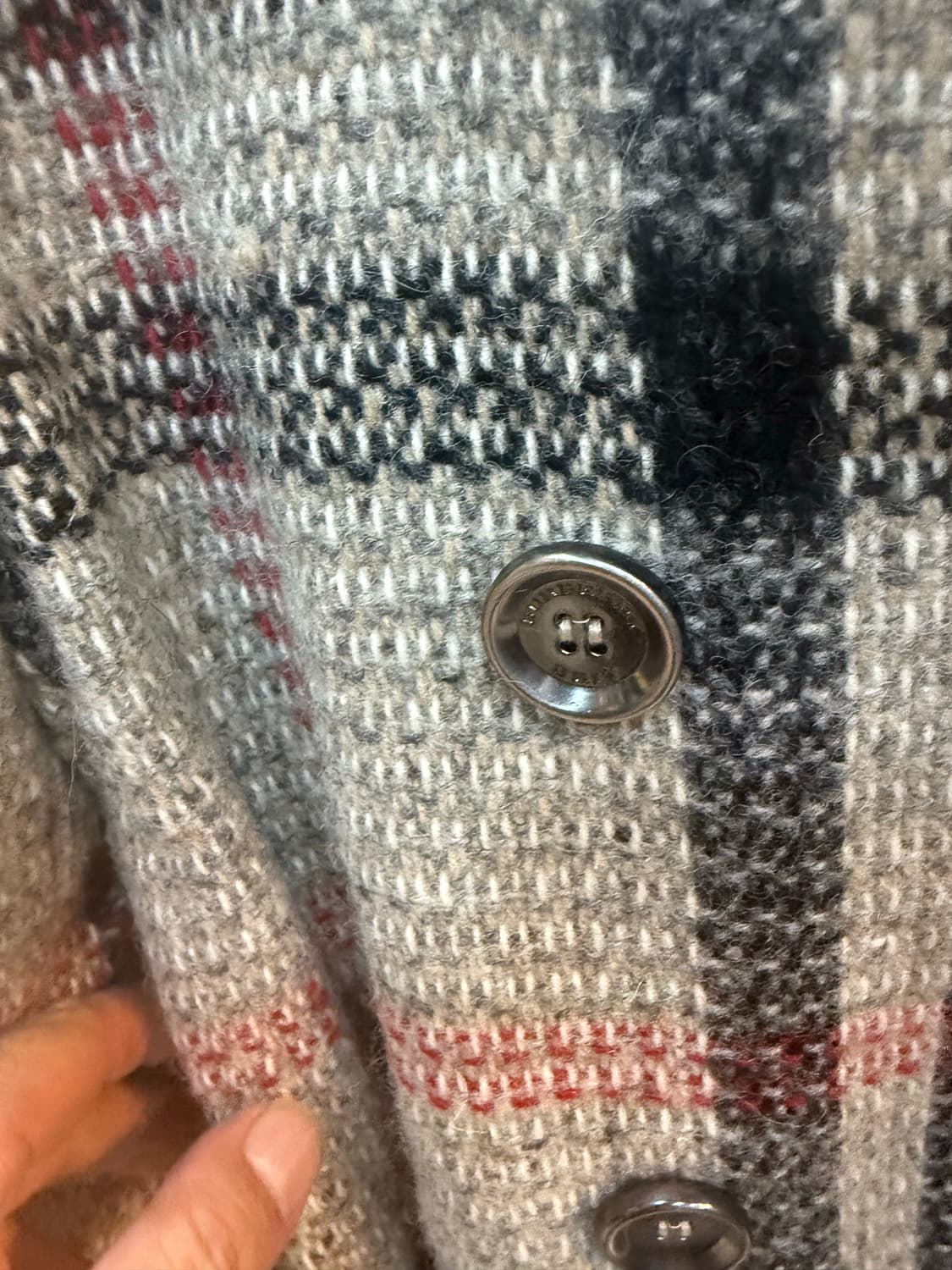 38/44-55 정품 버버리 브릿 울 노바체크 코트 팝니다 상품이미지5